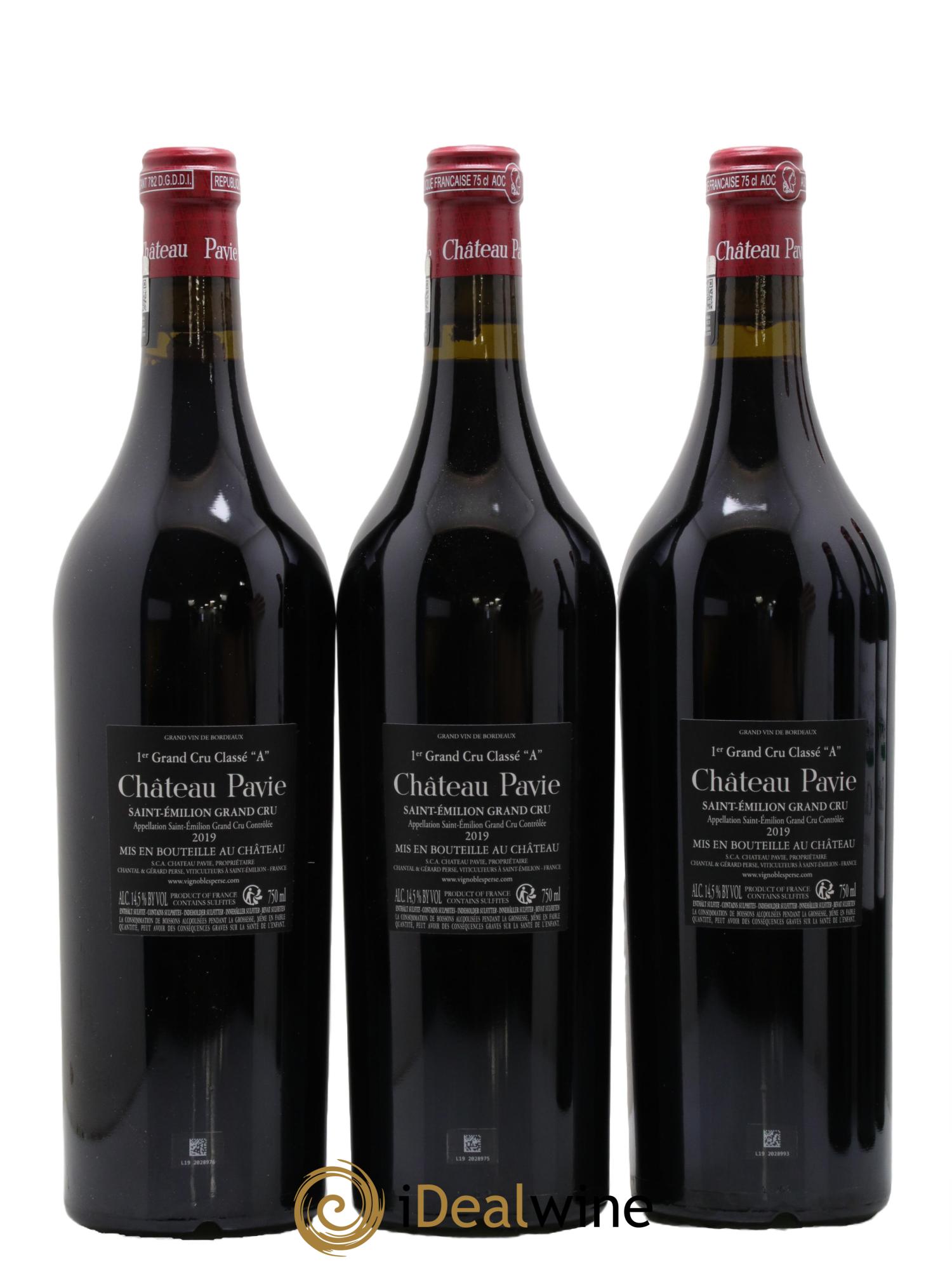 Château Pavie 1er Grand Cru Classé A 2019 - Posten von 6 Flaschen - 4