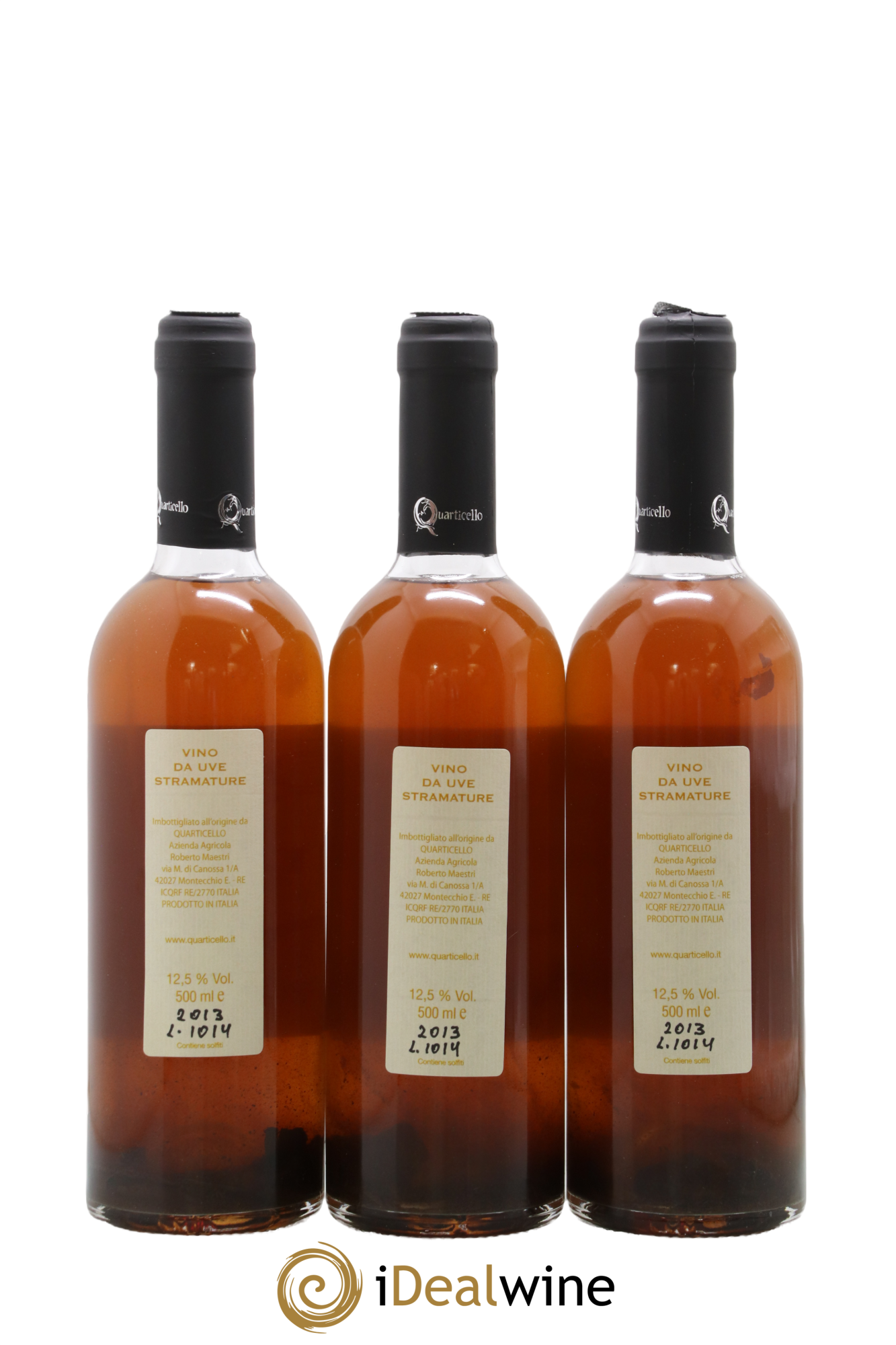 Italie IGT Vino da Uve Stramature Stradora Quarticello Azienda Agricola Roberto Maestri 2013 - Lot of 3 500ml formats - 1