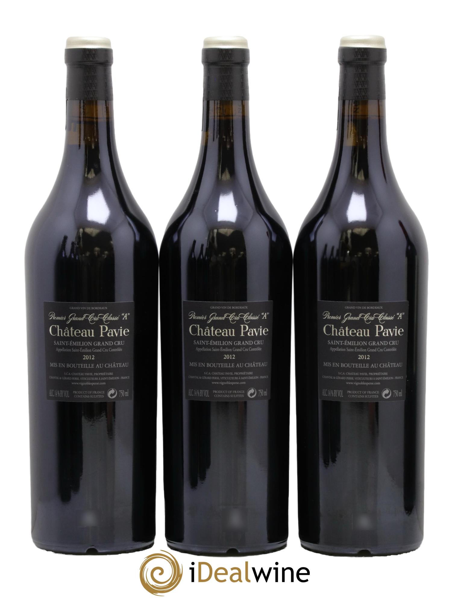 Château Pavie 1er Grand Cru Classé A 2012 - Lot de 12 bouteilles - 6