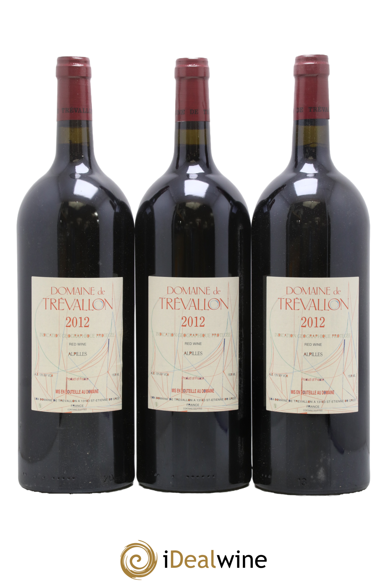 Alpilles Trévallon (Domaine de) Eloi Dürrbach 2012 - Lot of 3 magnums - 0