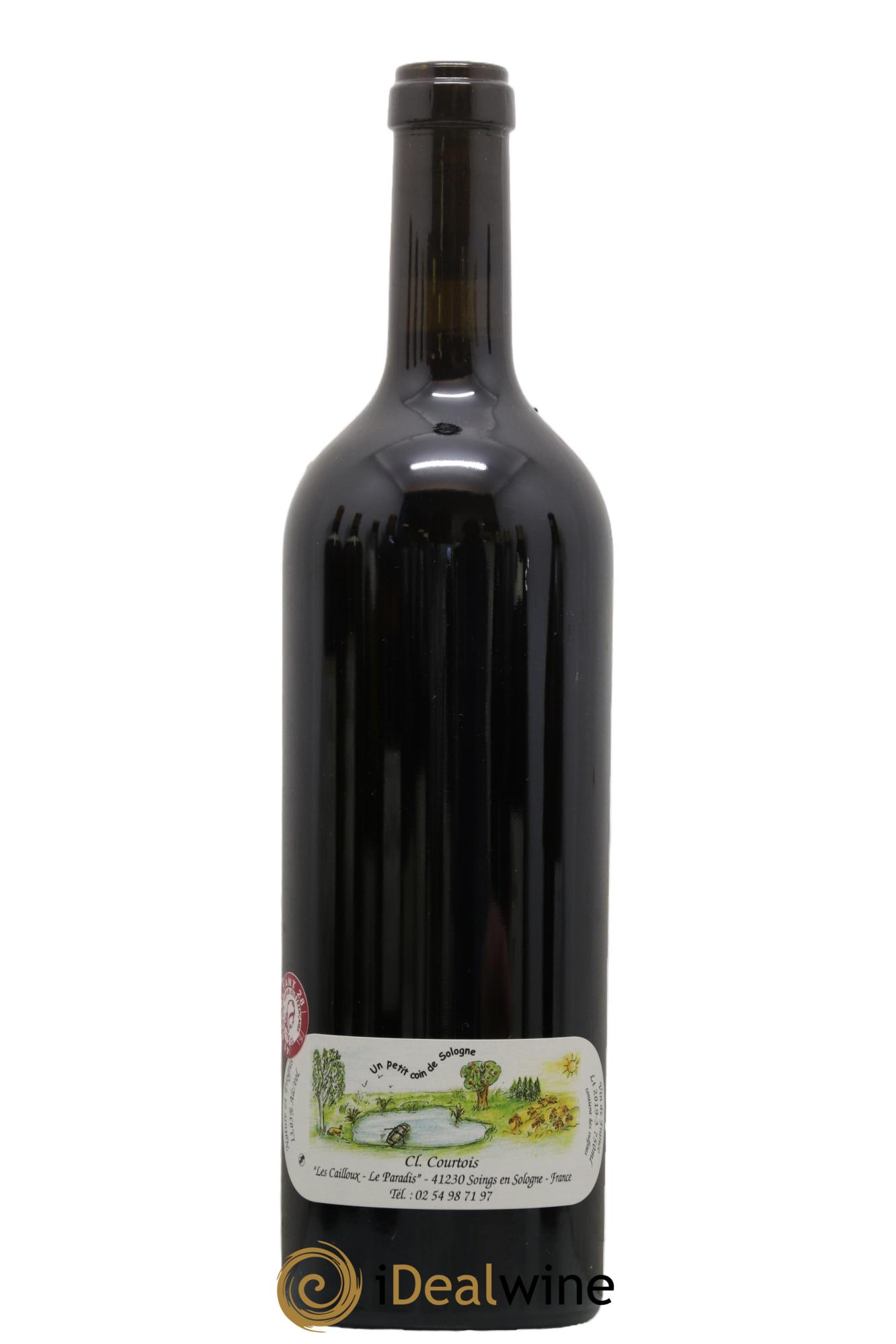 Vin de France Le Pinot Noir Domaine Des Cailloux du Paradis Claude Courtois 2019 - Lot de 1 bouteille - 1