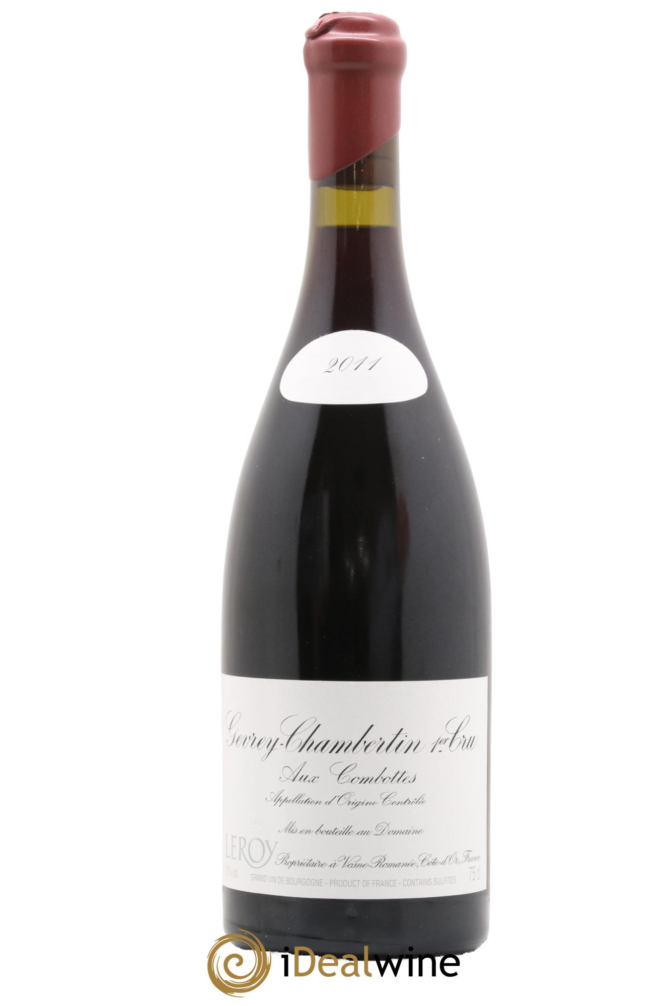 Gevrey-Chambertin 1er Cru Les Combottes Leroy (Domaine) 2011 - Lot de 1 bouteille - 0