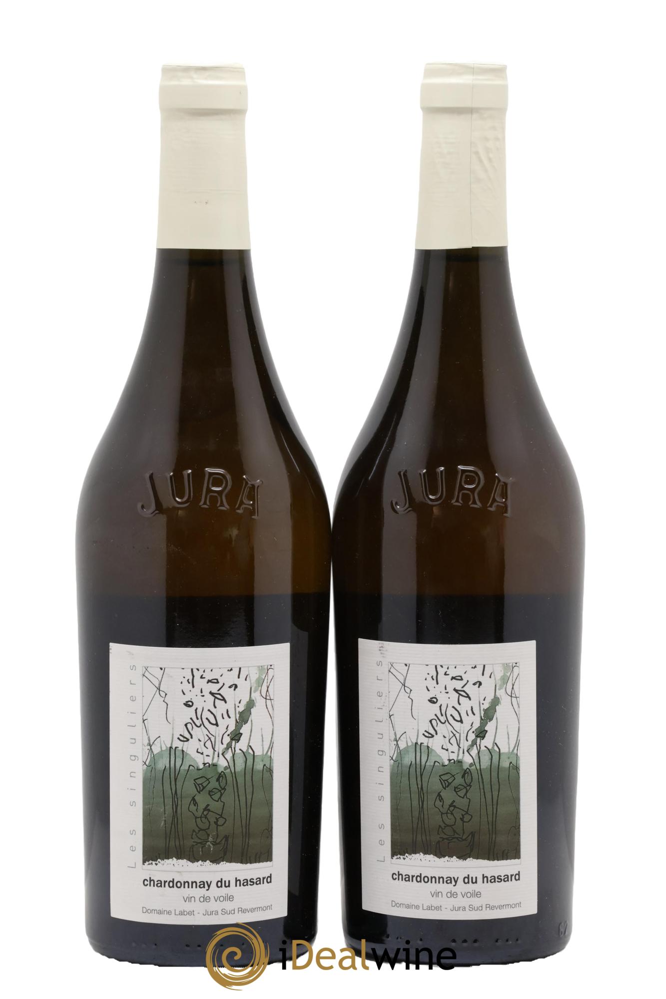 Côtes du Jura Vin de voile Chardonnay du Hasard Romain - Julien - Charline Labet 2015 - Posten von 2 Flaschen - 0