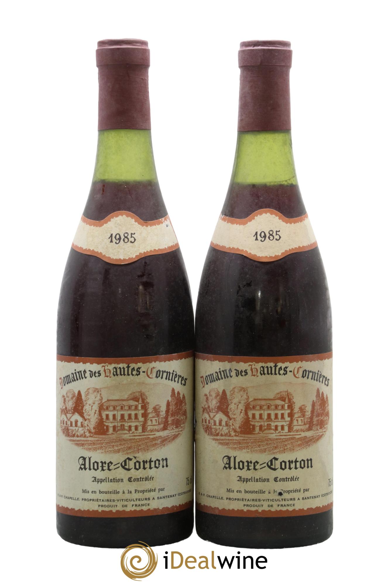 Aloxe-Corton Domaine Des Hautes Cornieres 1985 - Lot de 2 bouteilles - 0