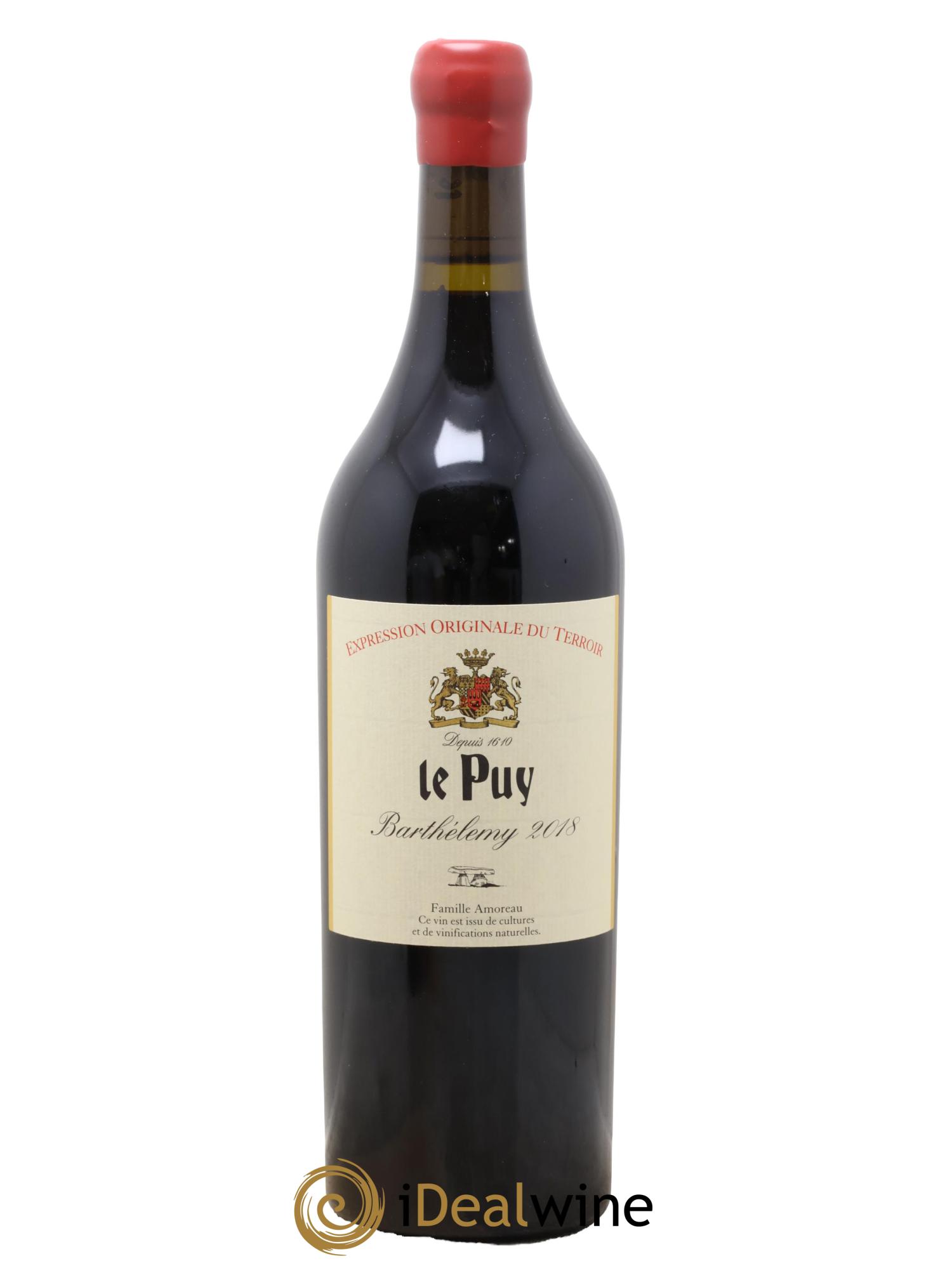 Le Puy - Cuvée Barthélemy 2018 - Posten von 1 Flasche - 0