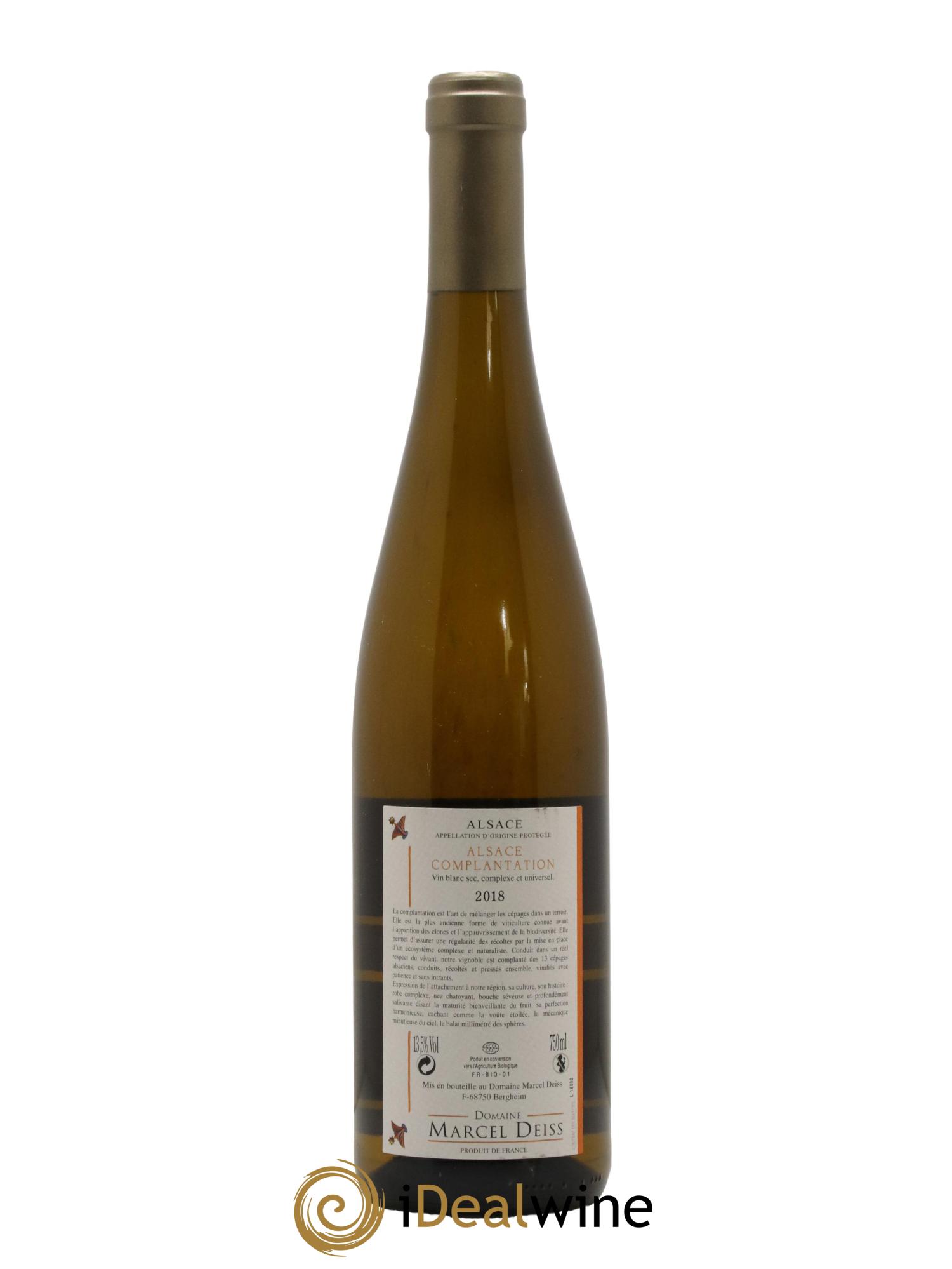 Alsace Complantation Marcel Deiss (Domaine) 2018 - Lot of 1 bottle - 1