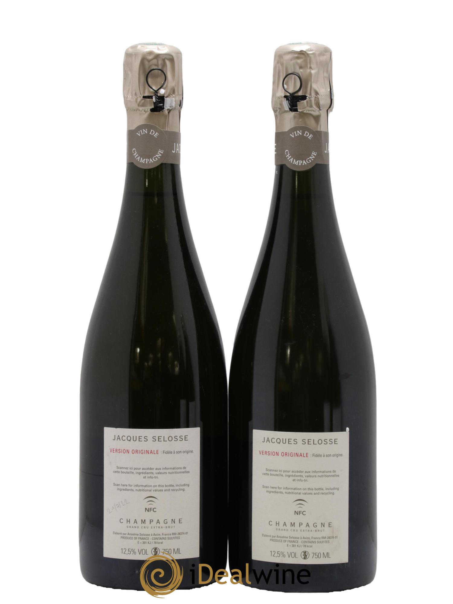 Version Originale Jacques Selosse - Lotto di 2 bottiglie - 1