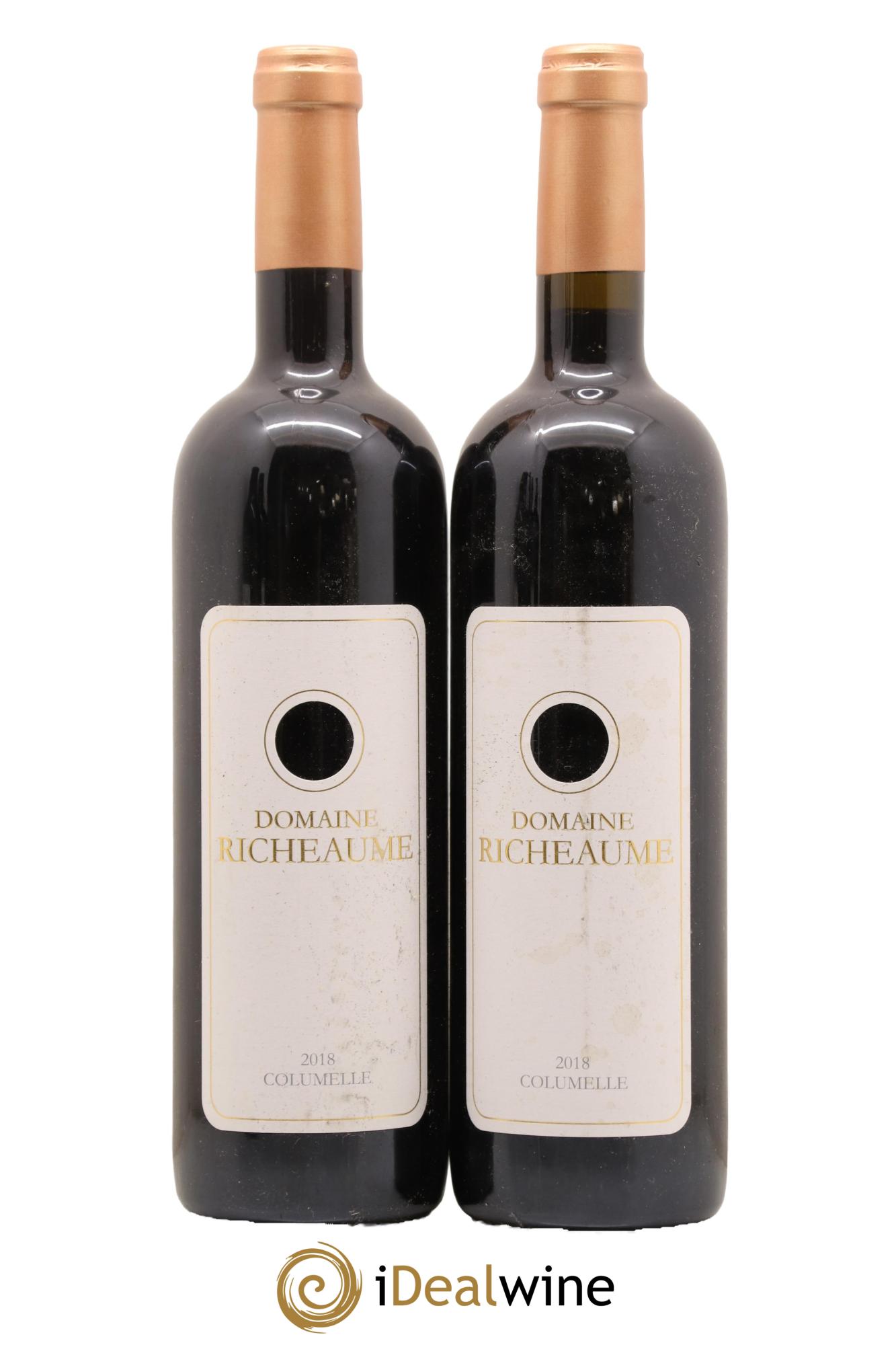 Méditerranée Columelle Domaine Richeaume 2018 - Lot de 2 bouteilles - 0
