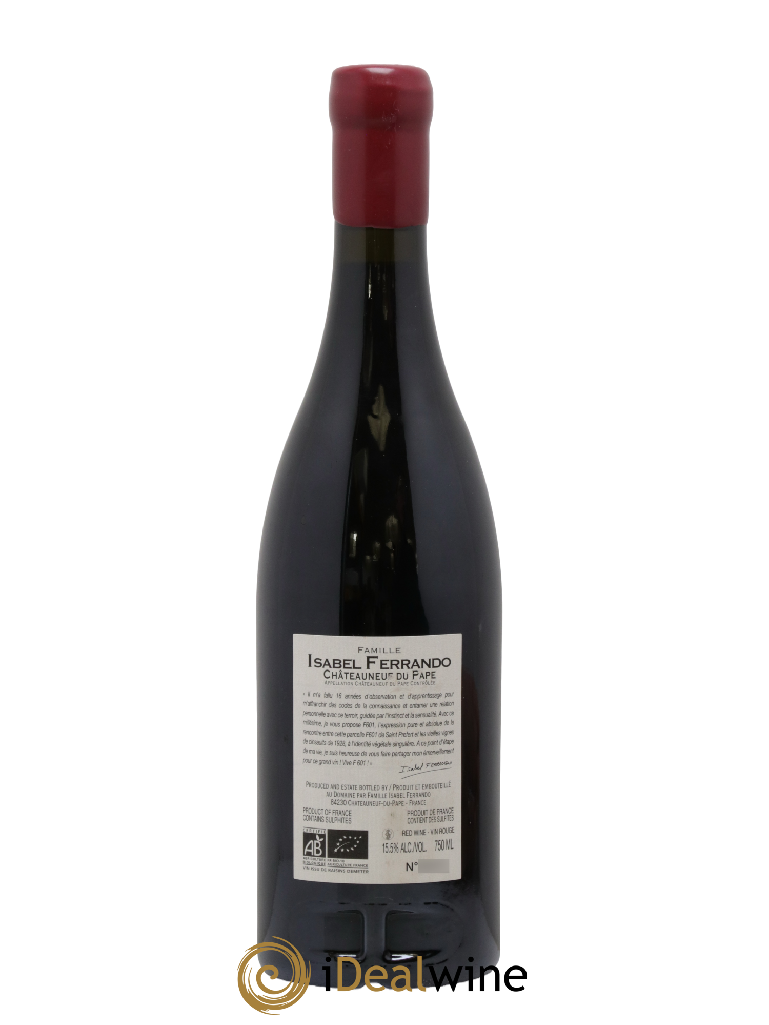 Châteauneuf-du-Pape F601 Domaine Saint-Préfert 2021 - Posten von 1 Flasche - 1