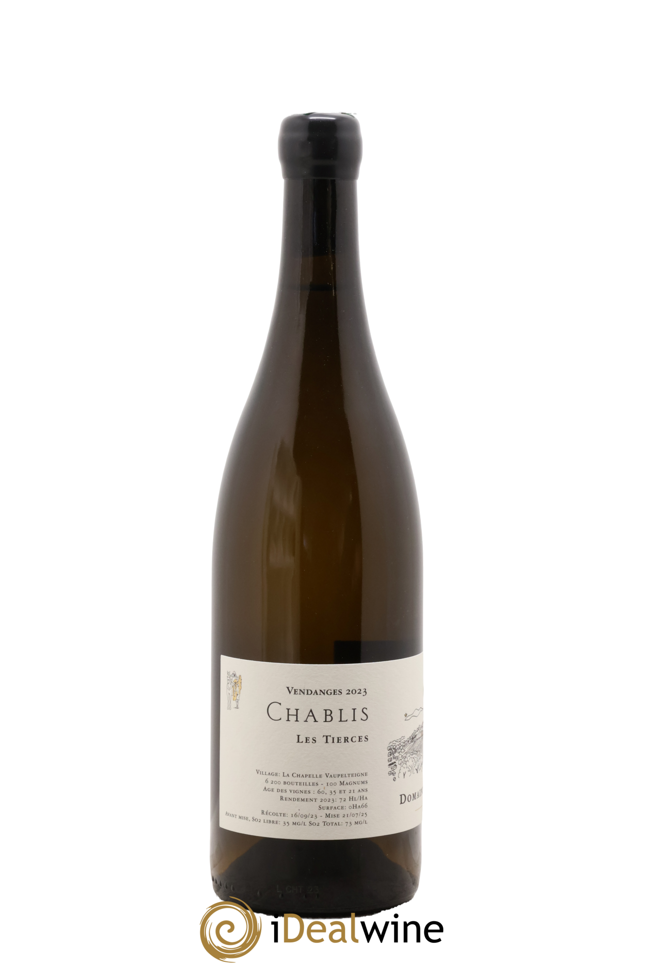 Chablis Les Tierces Jean Dauvissat 2023 - Lotto di 1 bottiglia - 1
