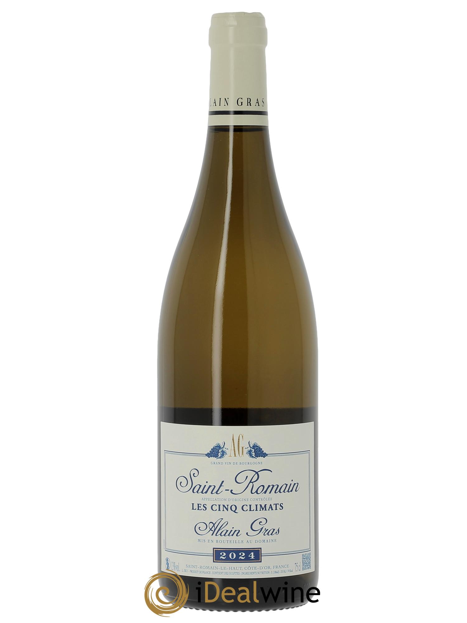 Saint-Romain Les Cinq Climats Alain Gras 2024 - Posten von 1 Flasche - 0