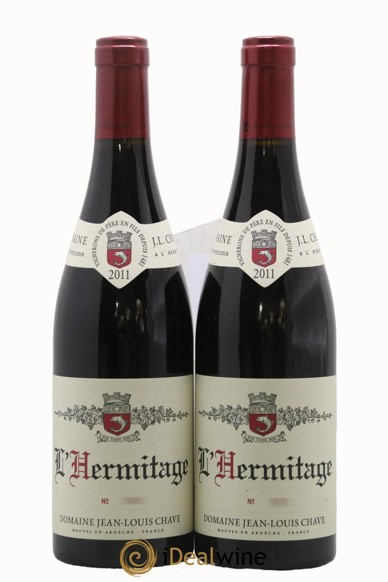 Hermitage Jean-Louis Chave 2011 - Lot de 2 bouteilles - 0