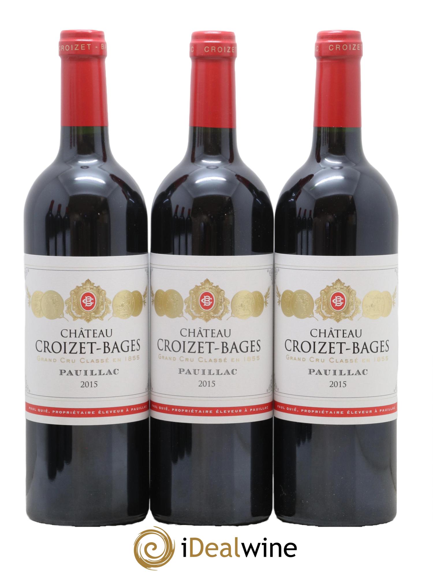Château Croizet Bages 5ème Grand Cru Classé 2015 - Lot de 6 bouteilles - 2