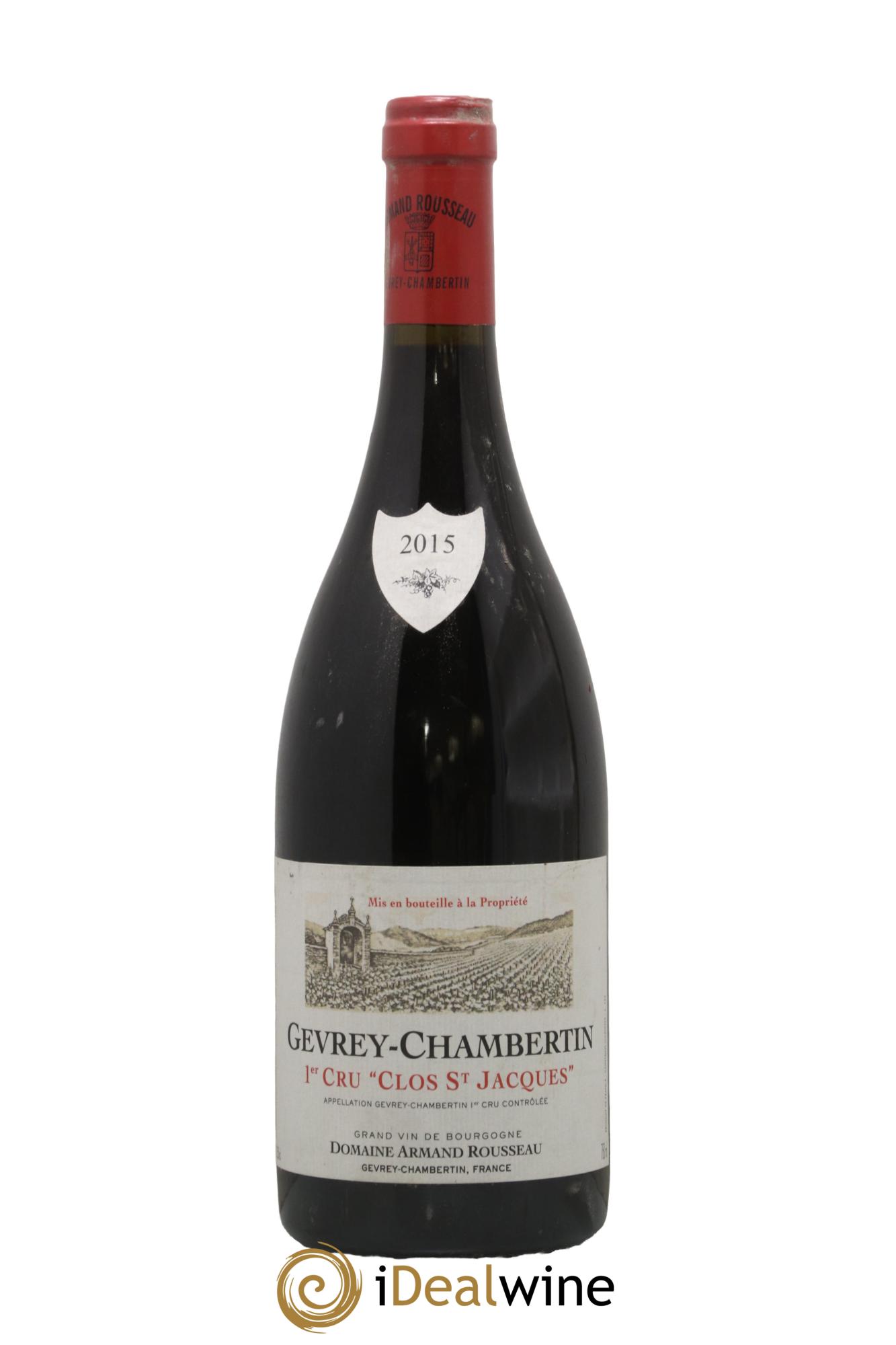 Gevrey-Chambertin 1er Cru Clos Saint-Jacques Armand Rousseau (Domaine) 2015 - Lot de 1 bouteille - 0