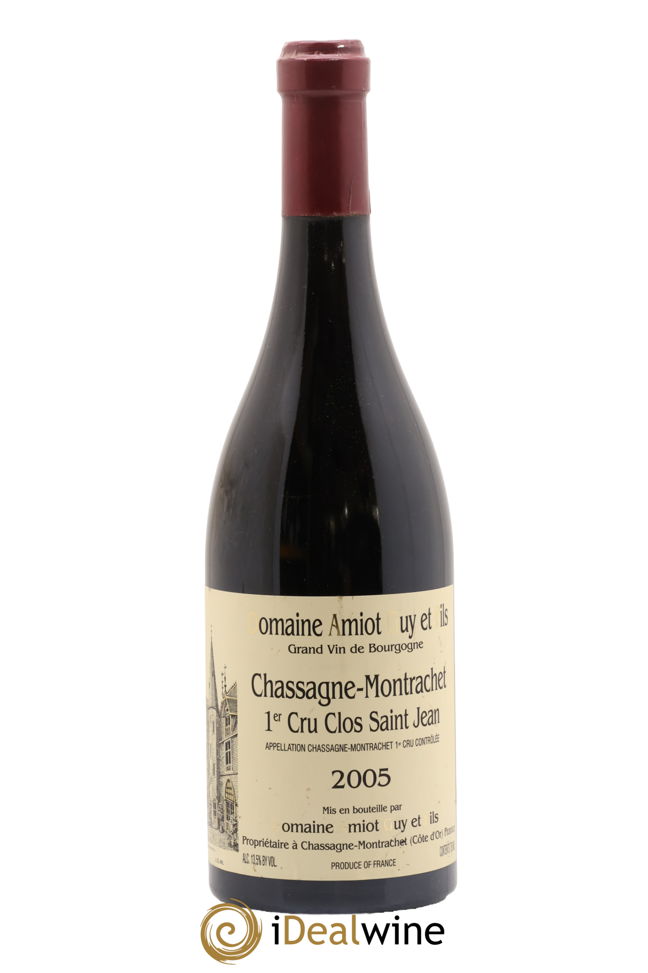 Chassagne-Montrachet 1er Cru Clos Saint Jean Guy Amiot & Fils 2005 - Lot de 1 bouteille - 0