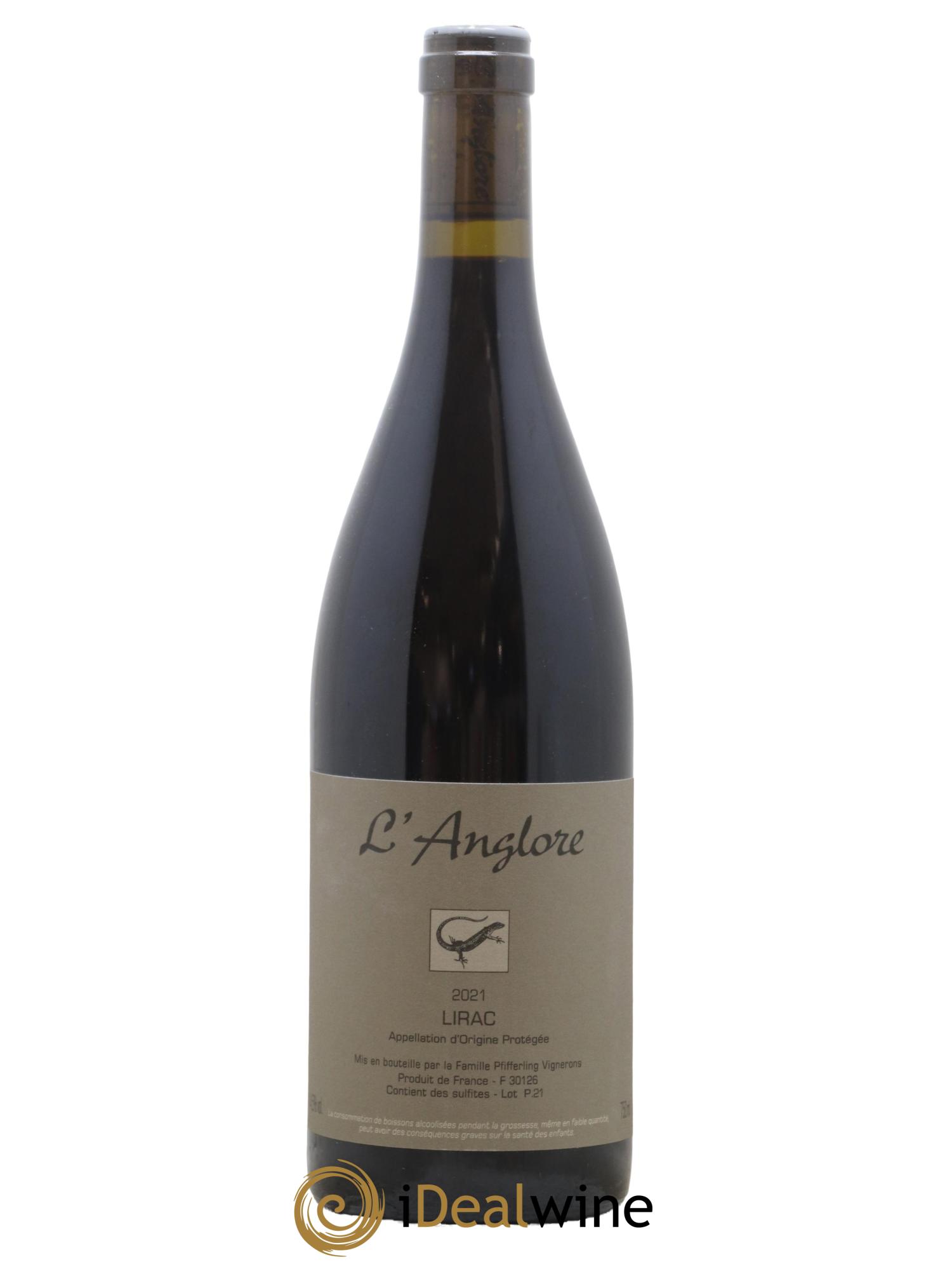 Lirac L'Anglore 2021 - Lot de 1 bouteille - 0