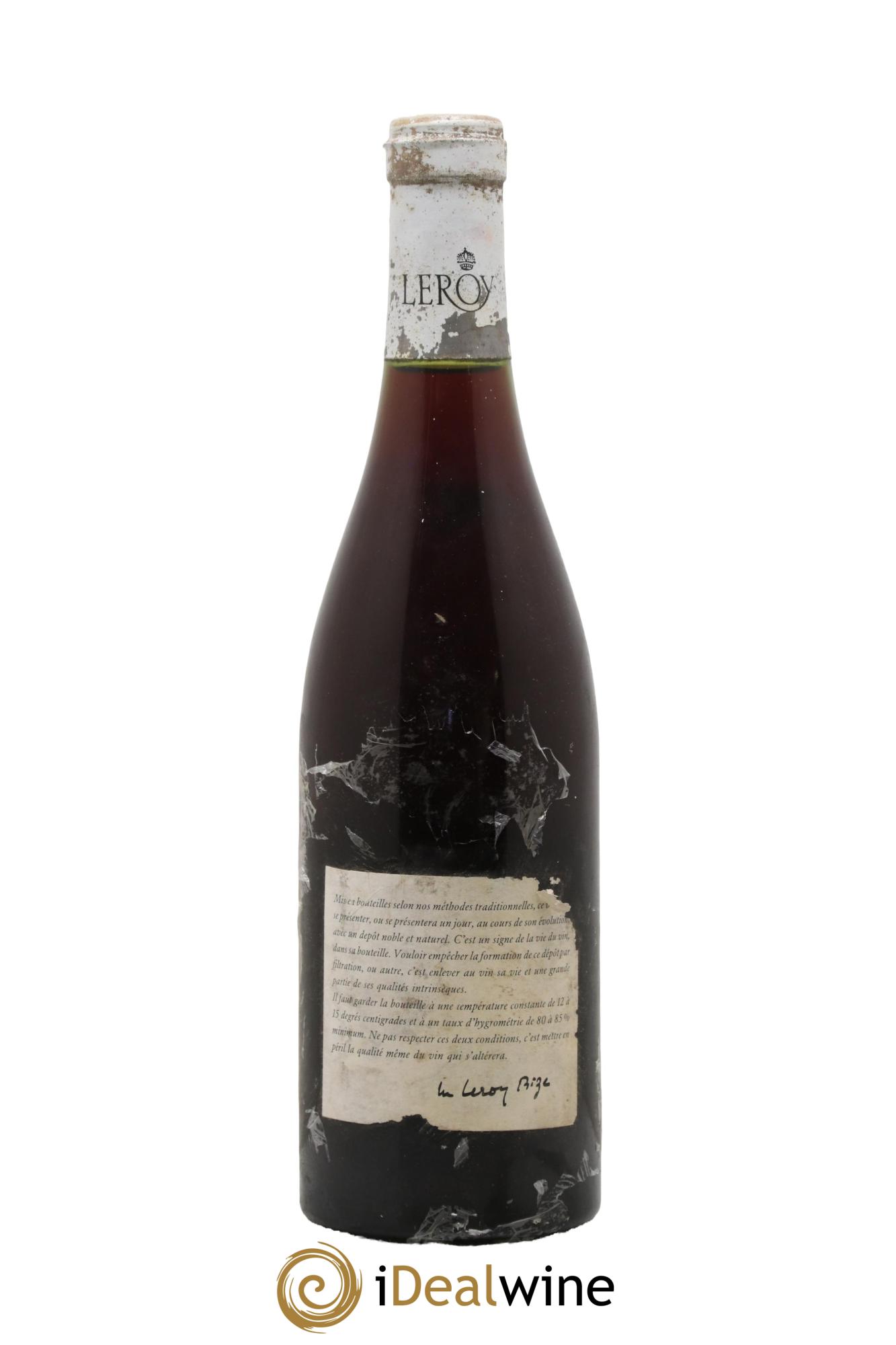 Chambertin Grand Cru Leroy SA - Lot de 1 bouteille - 1