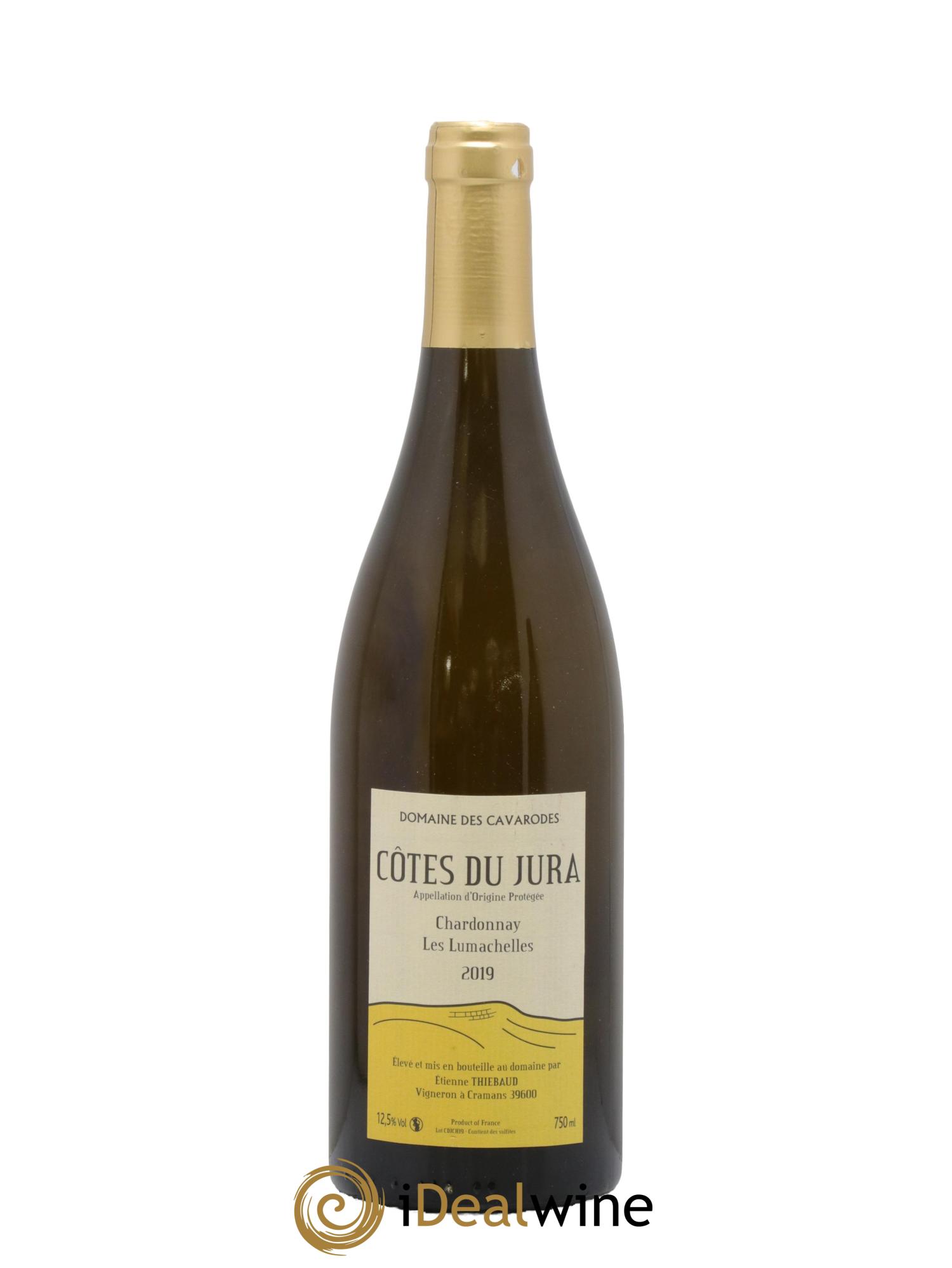 Côtes du Jura Chardonnay Les Lumachelles Cavarodes (Domaine des) - Etienne Thiébaud 2019 - Lot of 1 bottle - 0