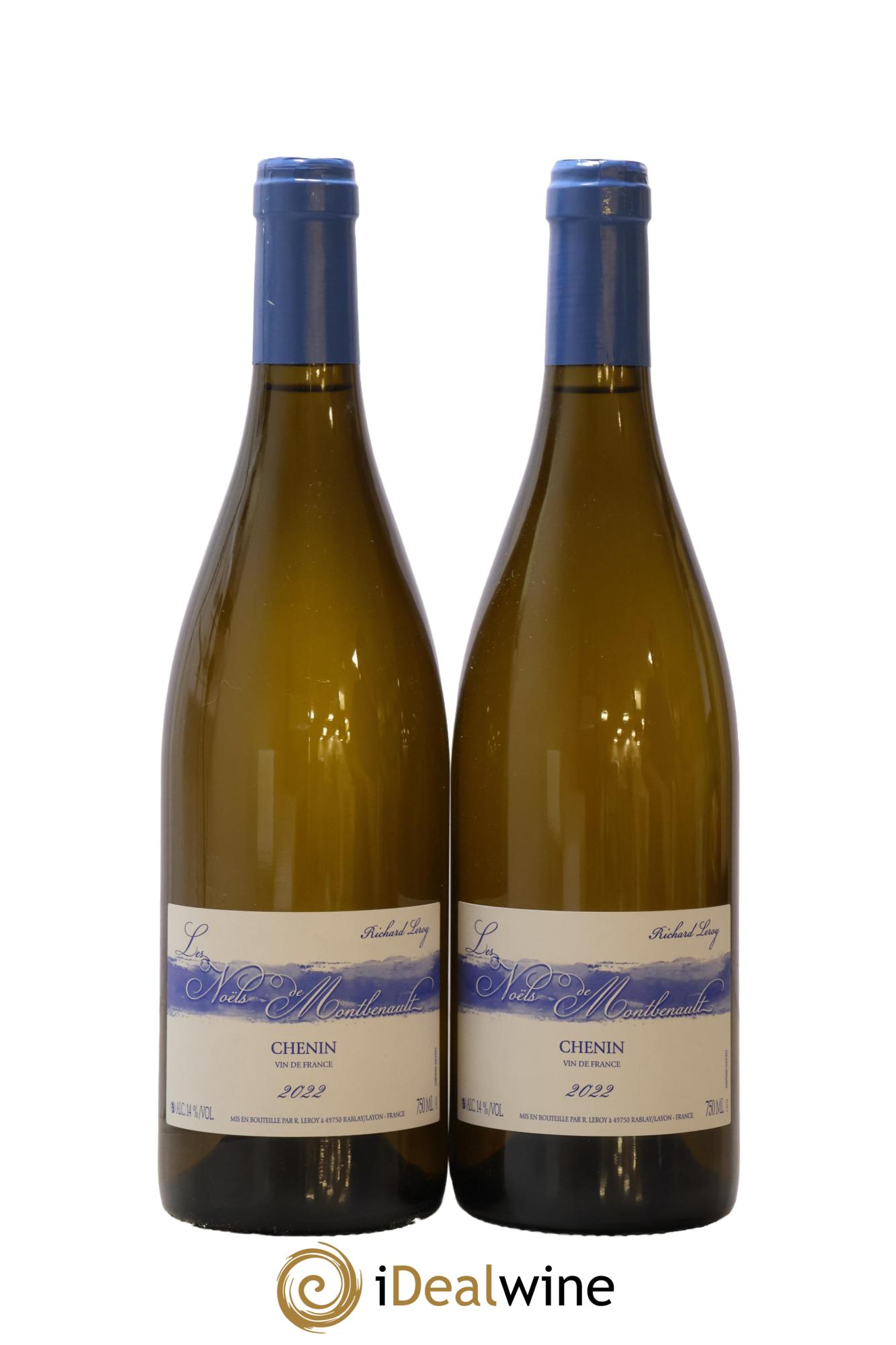 Vin de France Les Noëls de Montbenault Richard Leroy 2022 - Lot of 2 bottles - 0