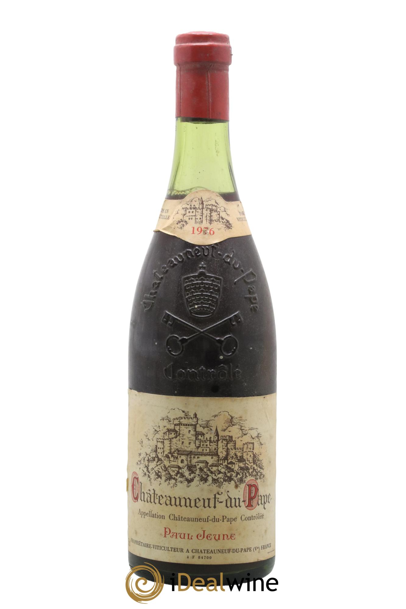 Châteauneuf-du-Pape Paul Jeune 1976 - Lot de 1 bouteille - 0
