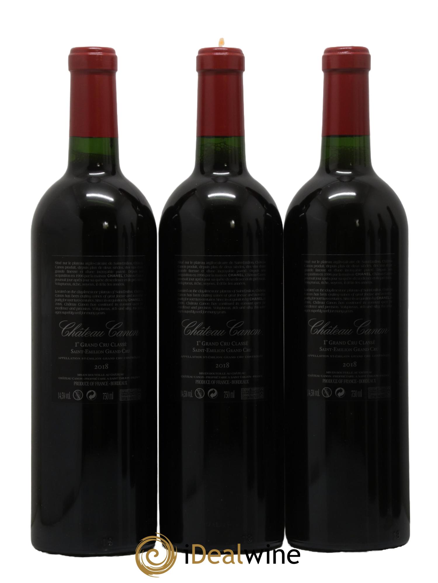 Château Canon 1er Grand Cru Classé B 2018 - Lot de 6 bouteilles - 4