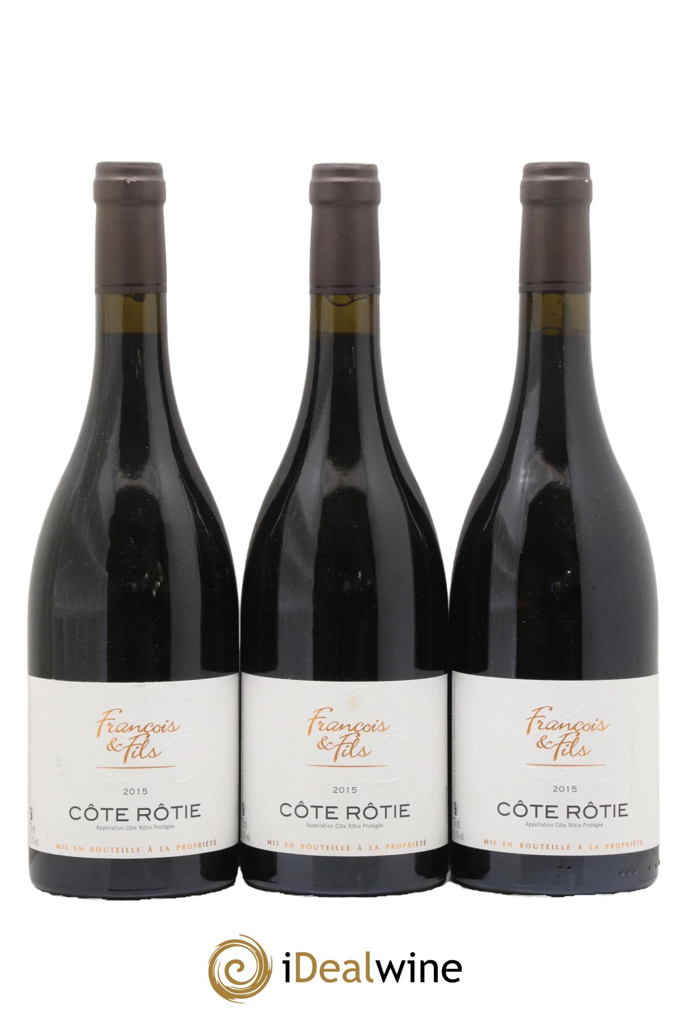 Côte-Rôtie François et Fils 2015 - Lot de 3 bouteilles - 0