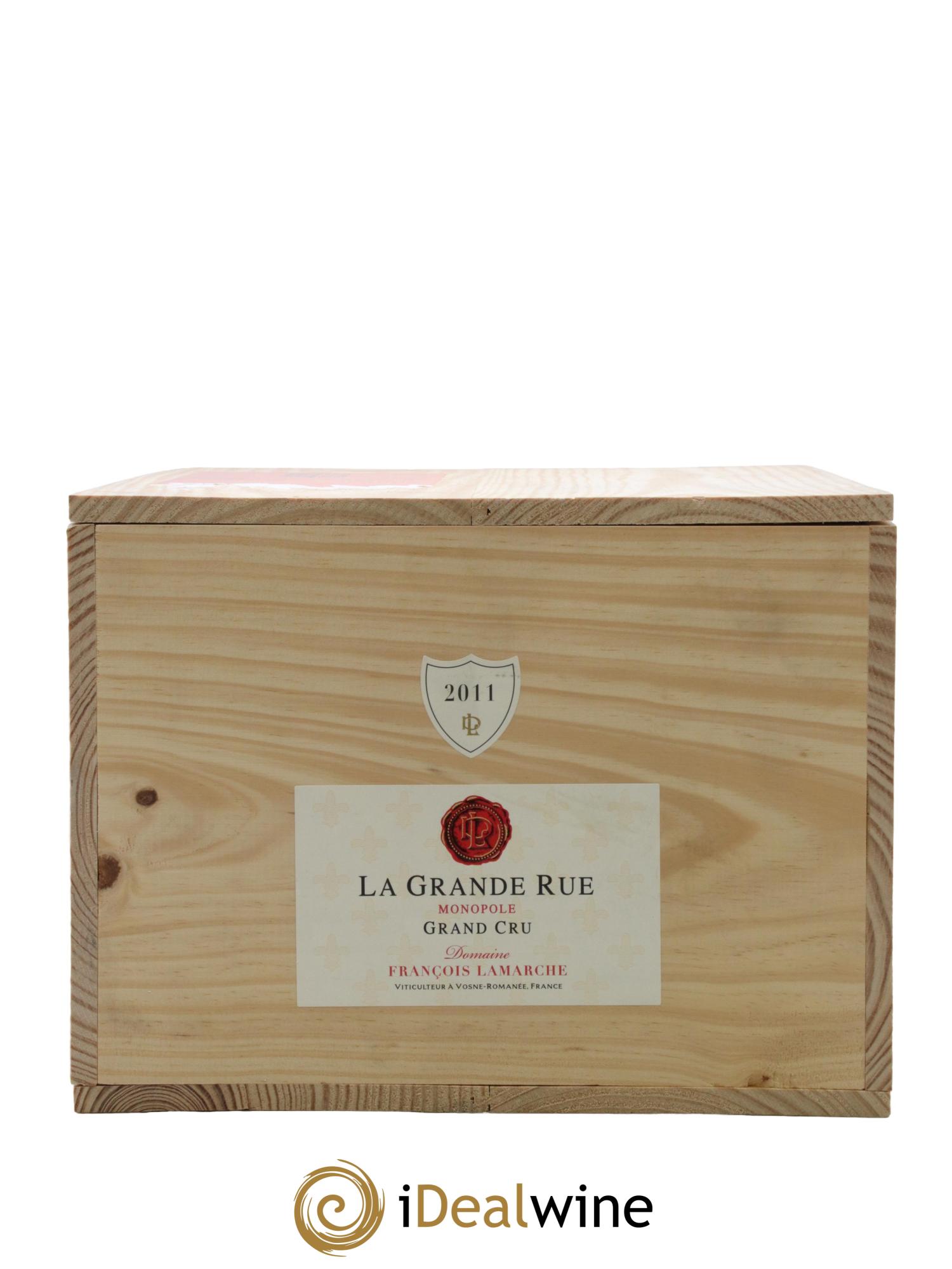 La Grande Rue Grand Cru Lamarche (Domaine) 2011 - Lot of 6 bottles - 6