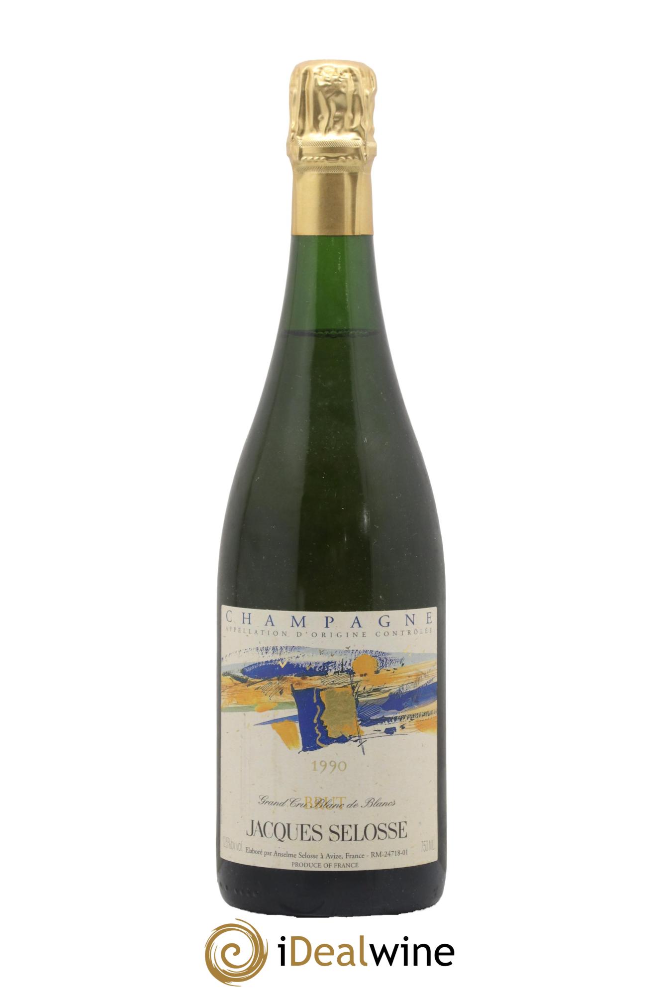 Grand Cru Blanc de Blancs Brut Jacques Selosse 1990 - Lot de 1 bouteille - 0