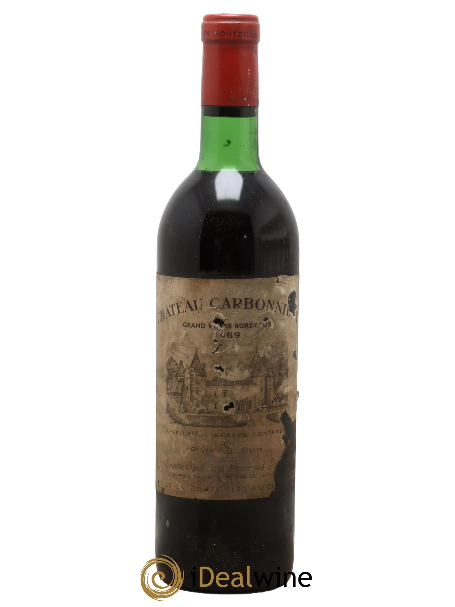 Château Carbonnieux Cru Classé de Graves 1969 - Posten von 1 Flasche - 0