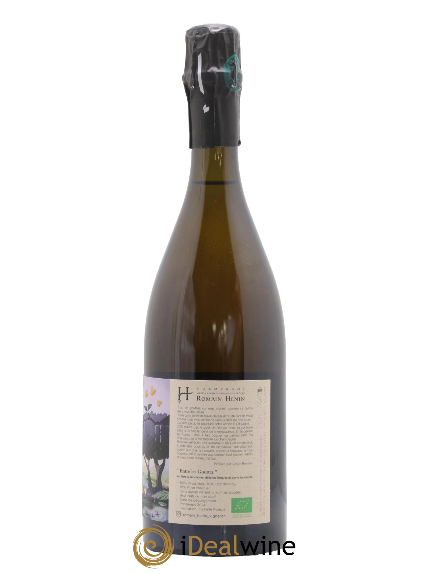 Entre les Gouttes Romain Henin - Lot de 1 bouteille - 1