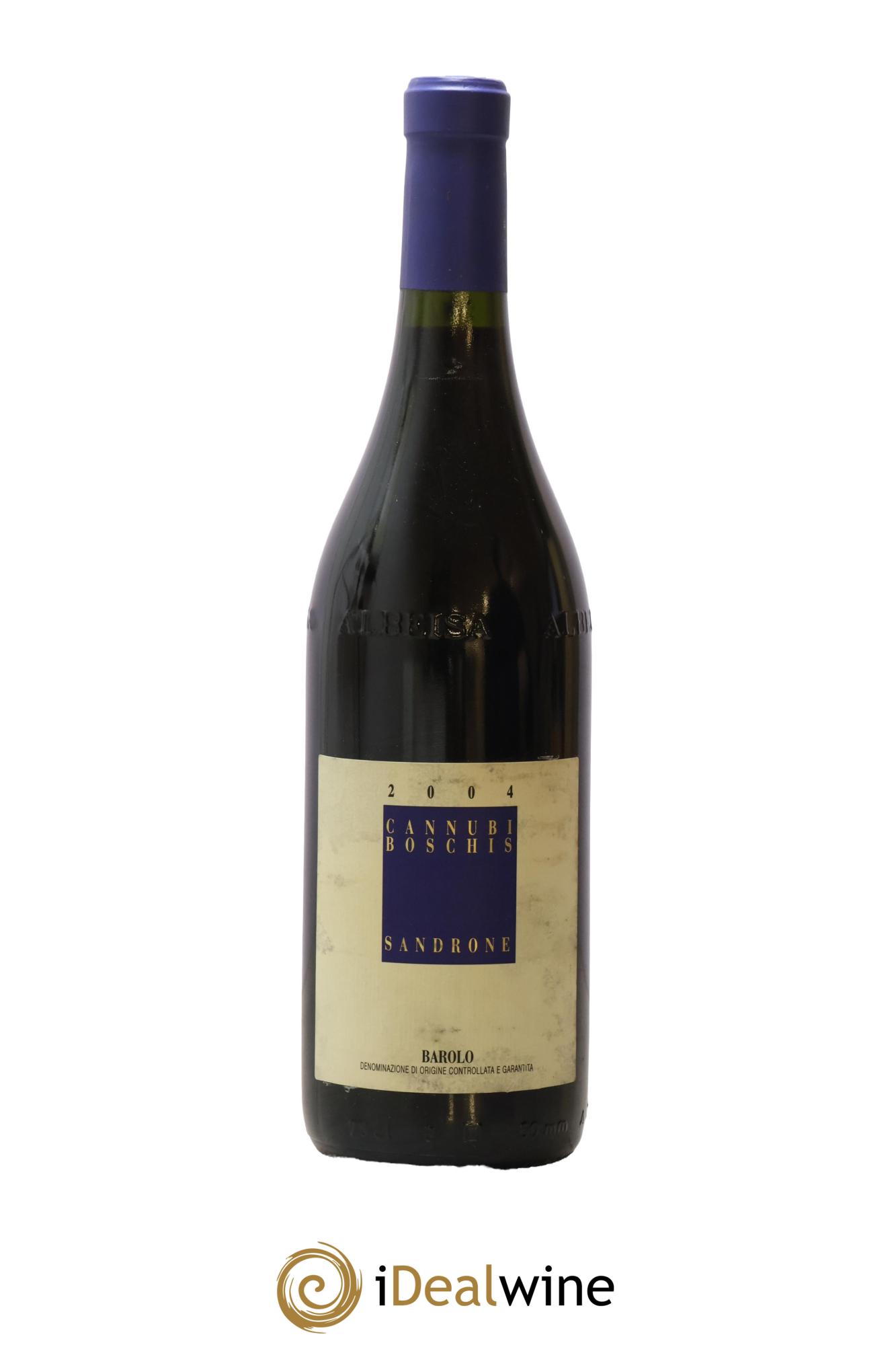 Barolo DOCG Aleste (anciennement Cannubi Boschis) Luciano Sandrone Cannubi Boschis Domaine Sandrone Luciano 2004 - Lot de 1 bouteille - 0