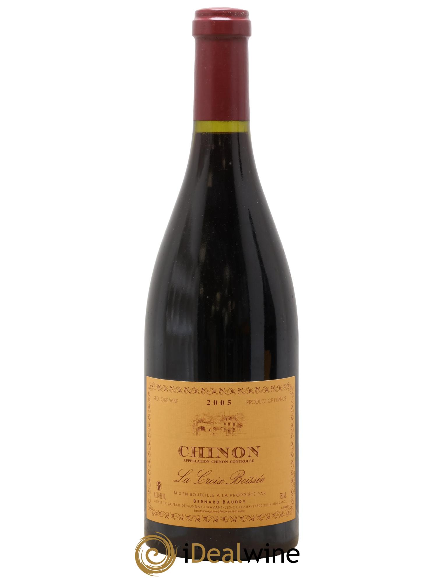 Chinon La Croix Boissée Bernard Baudry 2005 - Posten von 1 Flasche - 0