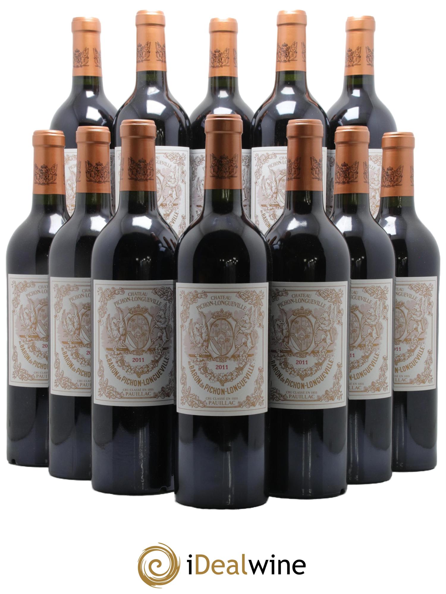Pichon Longueville Baron 2ème Grand Cru Classé 2011 - Lot de 12 bouteilles - 0