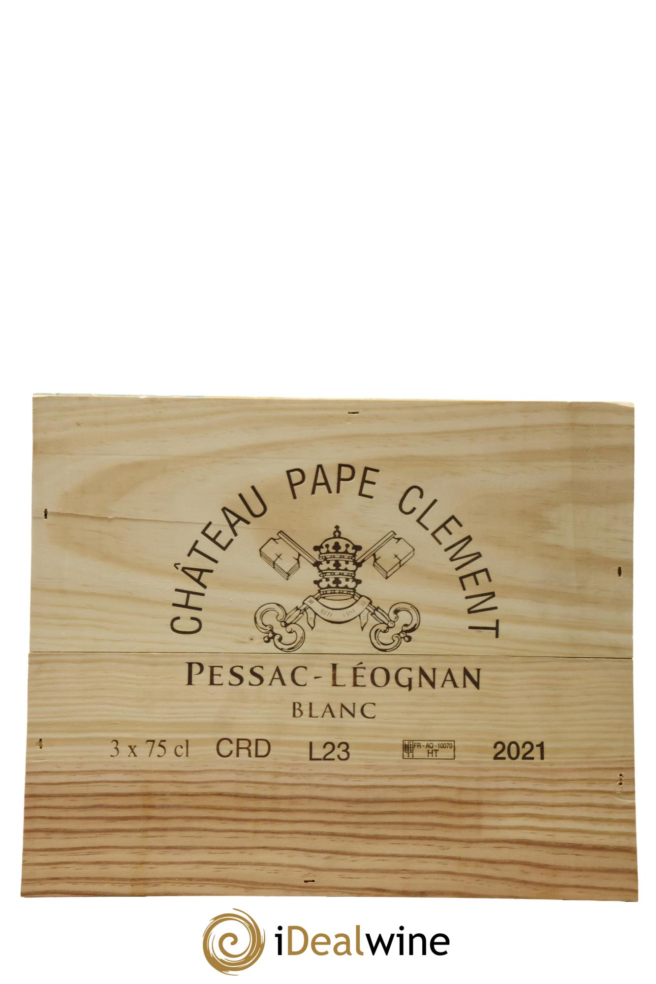 Château Pape Clément  2021 - Lot of 3 bottles - 1