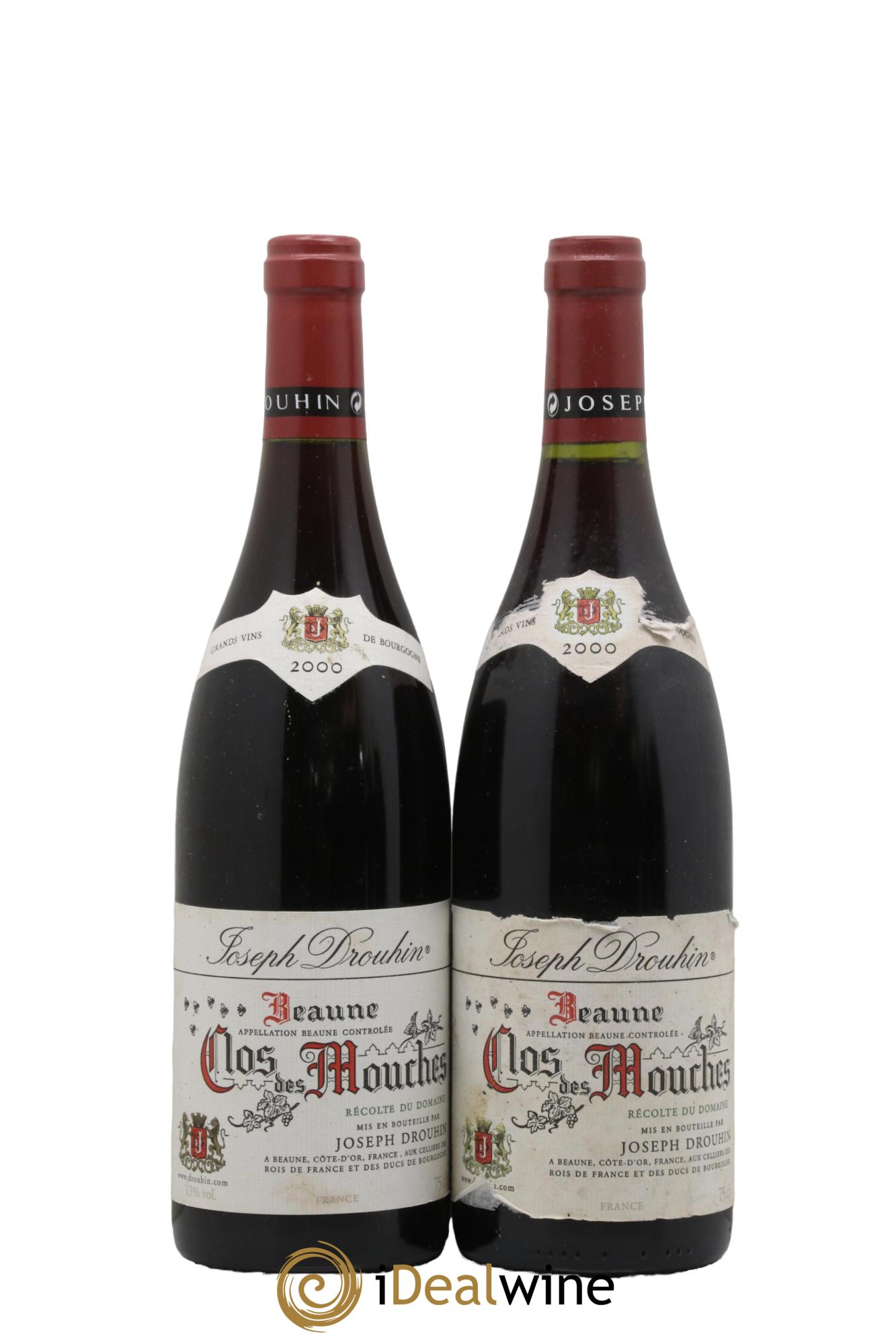 Beaune 1er Cru Clos des Mouches Joseph Drouhin 2000 - Lot de 2 bouteilles - 0