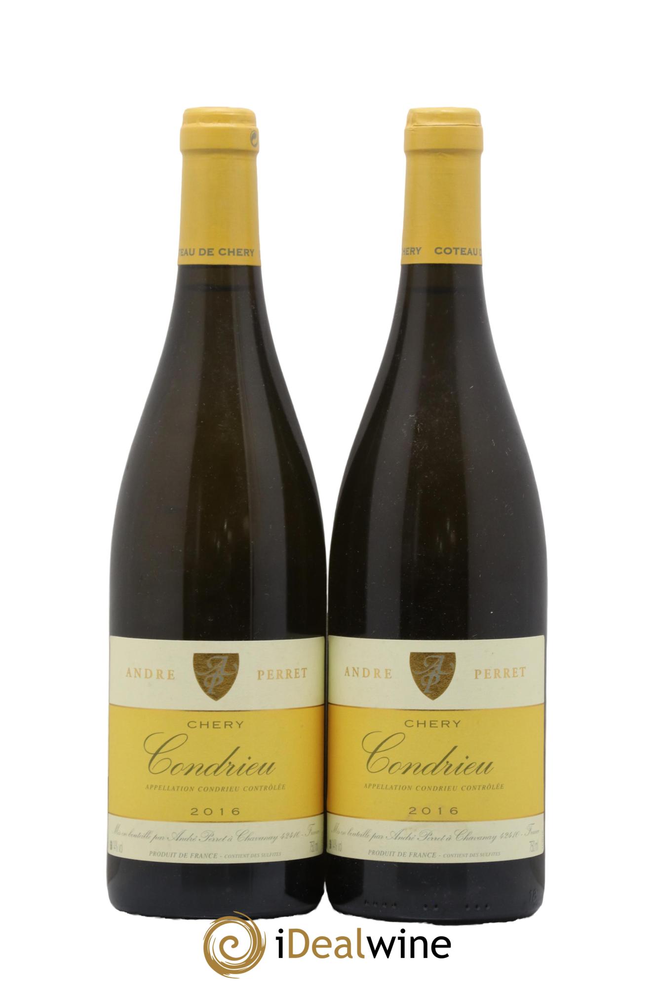 Condrieu Chery André Perret 2016 - Lot of 2 bottles - 0