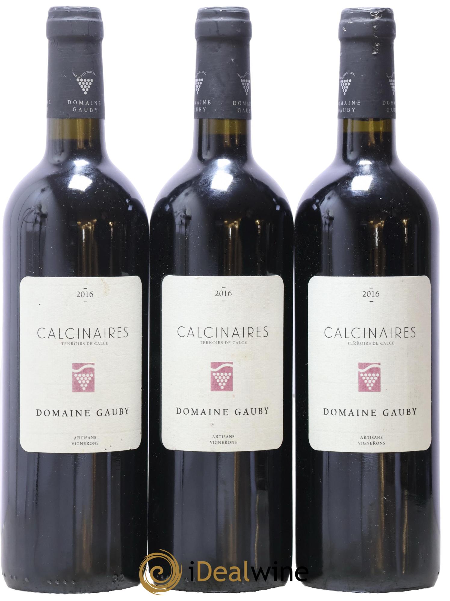 Côtes Catalanes Les Calcinaires Gauby (Domaine) 2016 - Lot de 3 bouteilles - 0