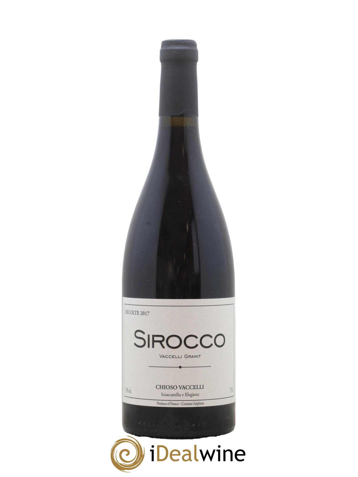 Ajaccio Sirocco Vaccelli 2017 - Lot de 1 bouteille - 0