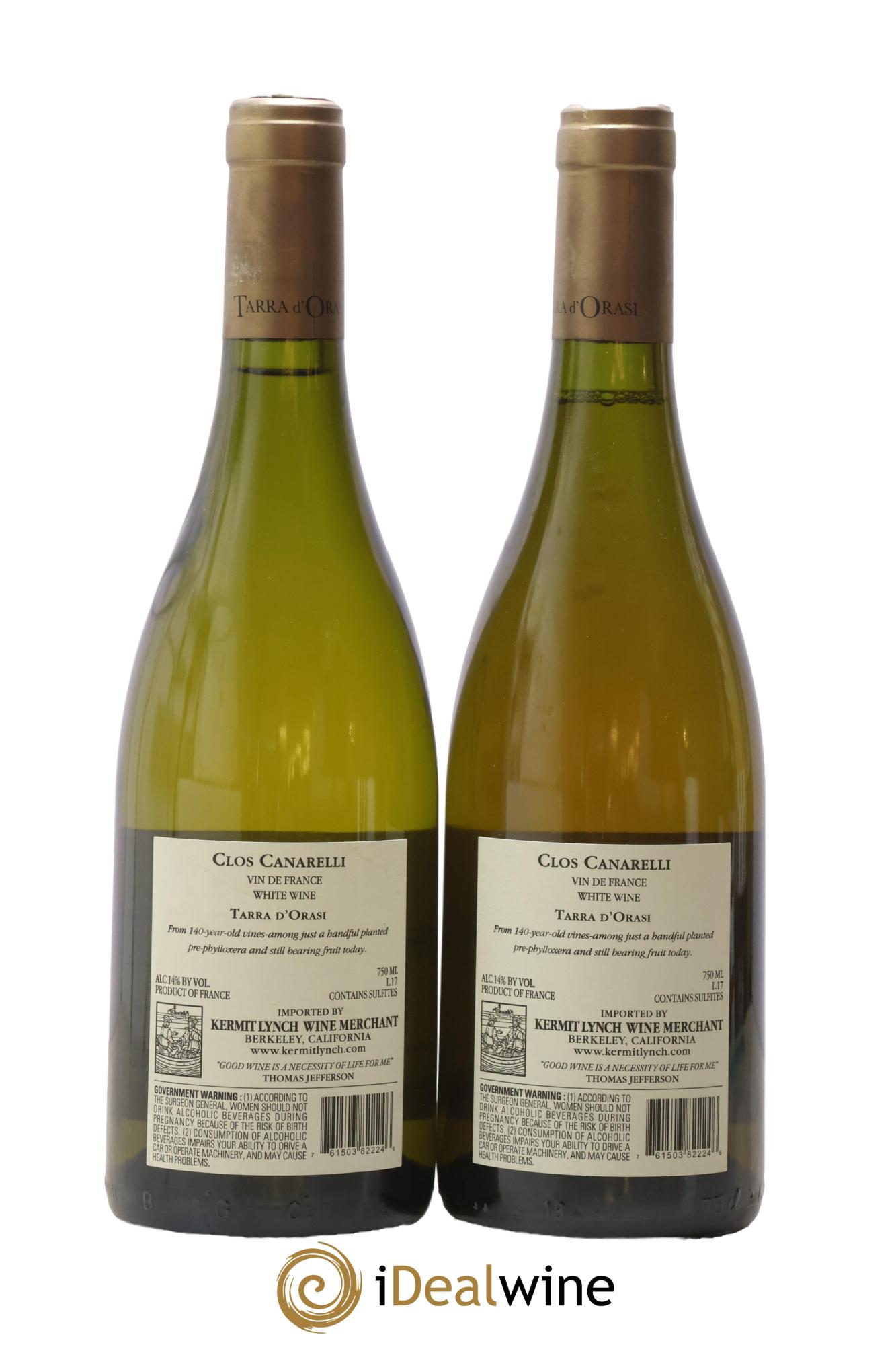 Vin de France Tarra d'Orasi Clos Canarelli 2017 - Posten von 2 Flaschen - 1