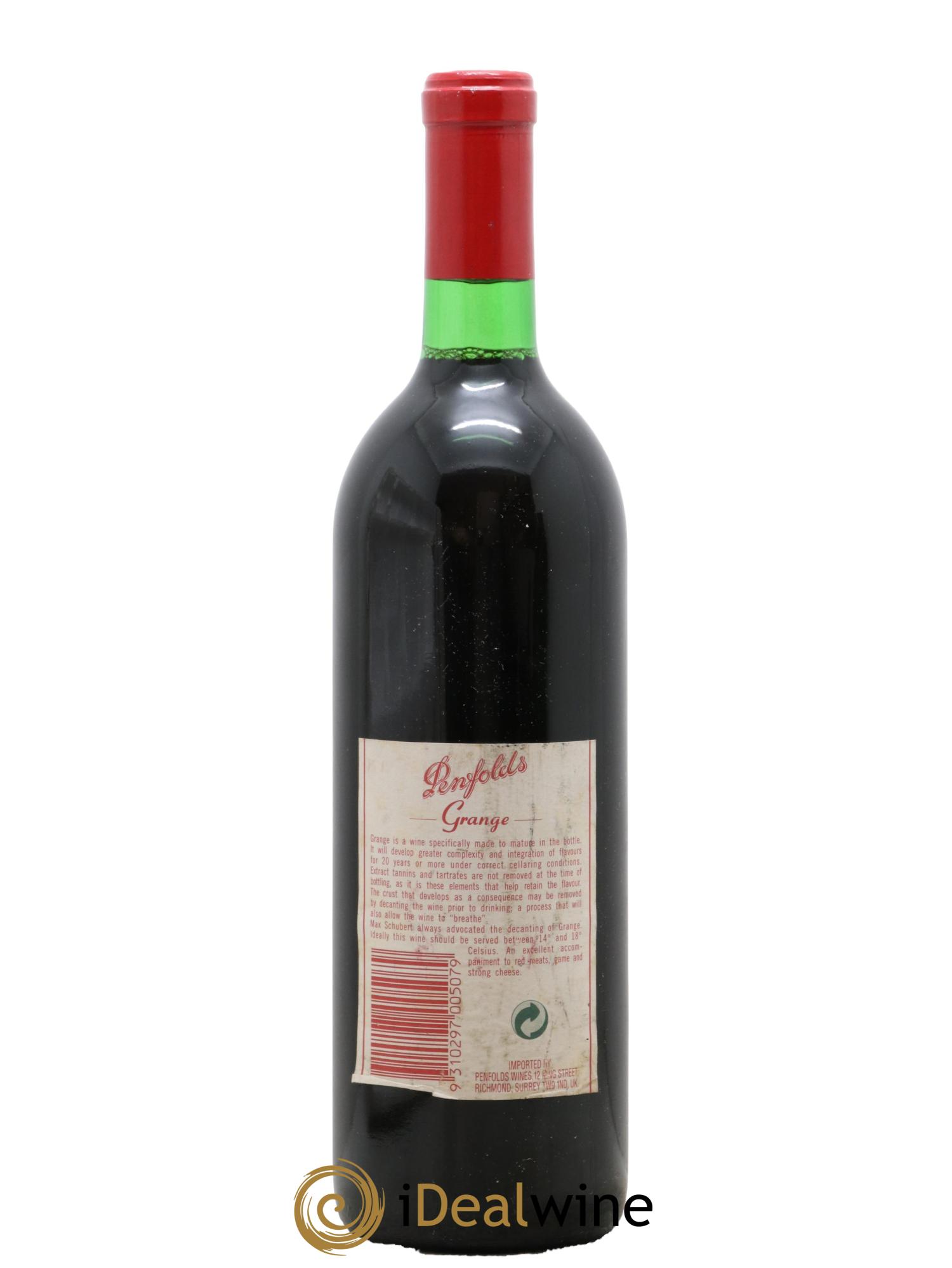 South Australia Penfolds Wines Grange 1990 - Lot de 1 bouteille - 1
