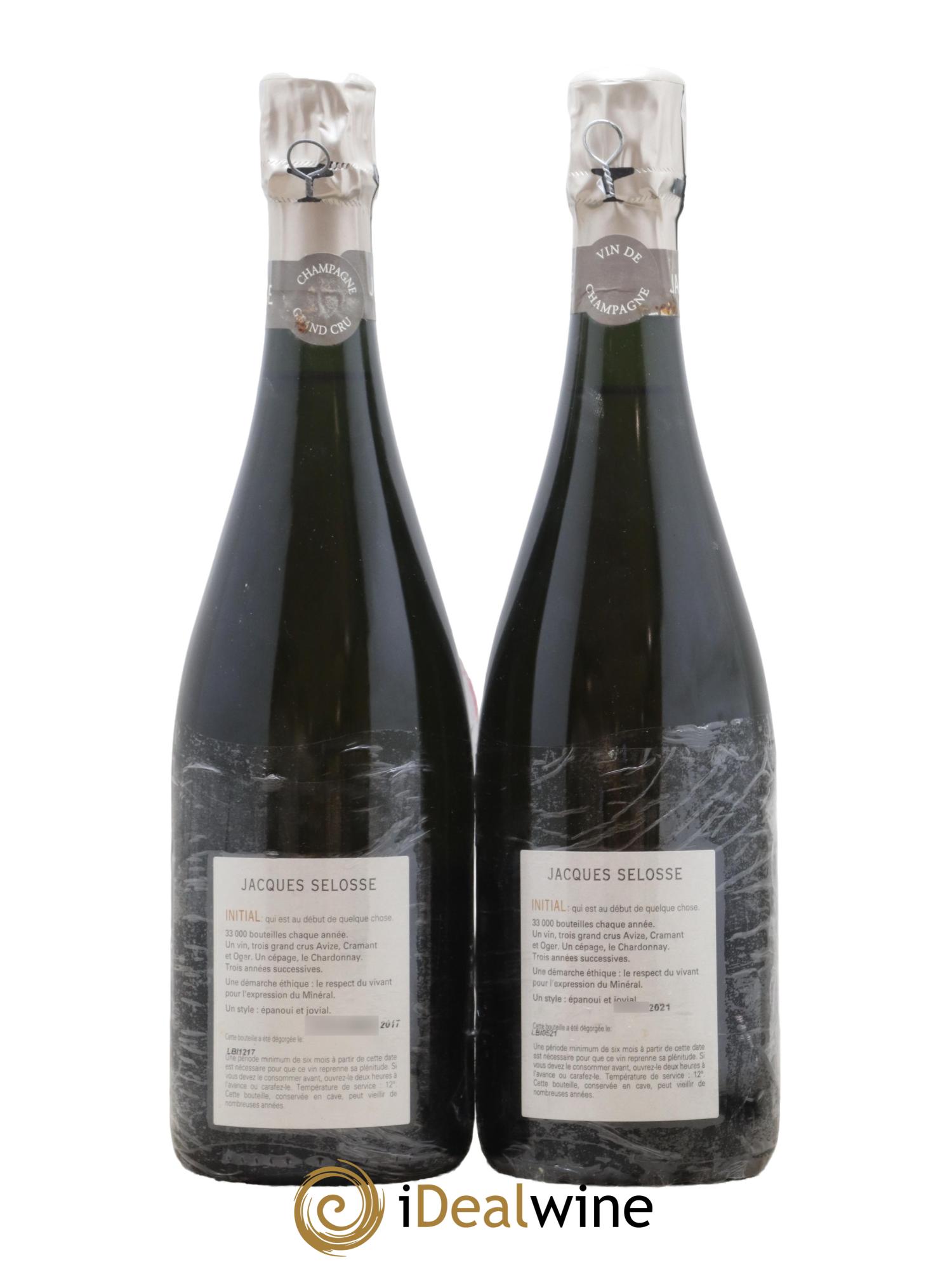 Initial Brut Jacques Selosse - Lot de 2 bouteilles - 1