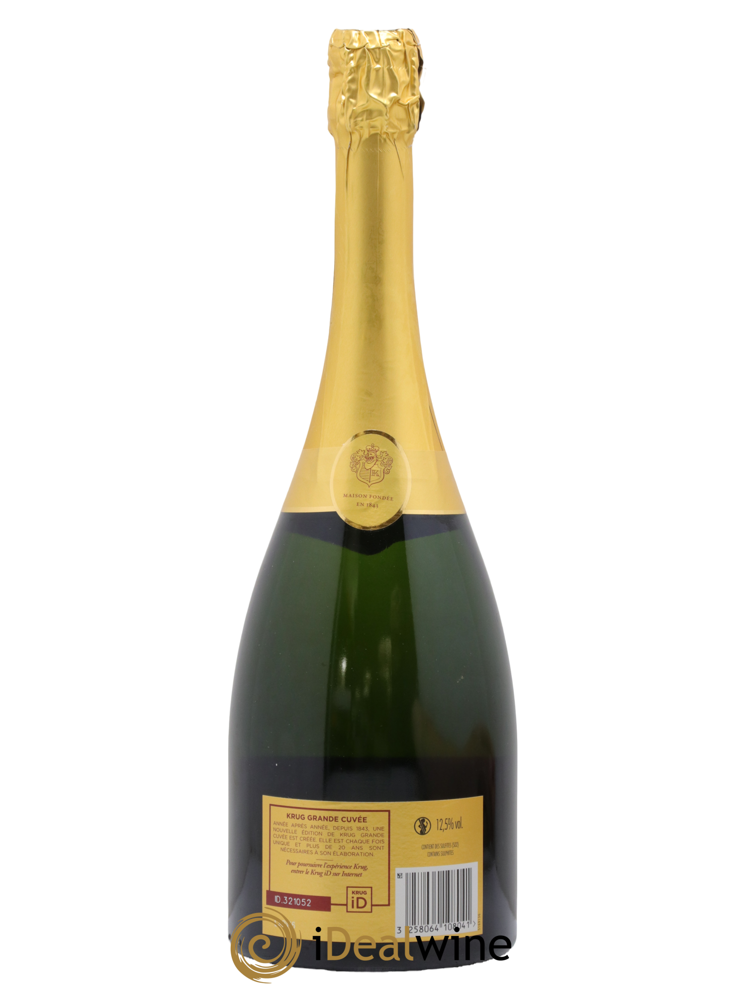 Grande Cuvée - 170ème édition Krug - Lot de 1 bouteille - 1
