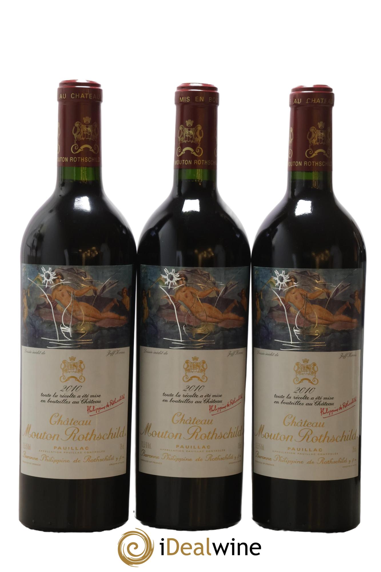 Château Mouton Rothschild 1er Grand Cru Classé 2010 - Lotto di 6 bottiglie - 1