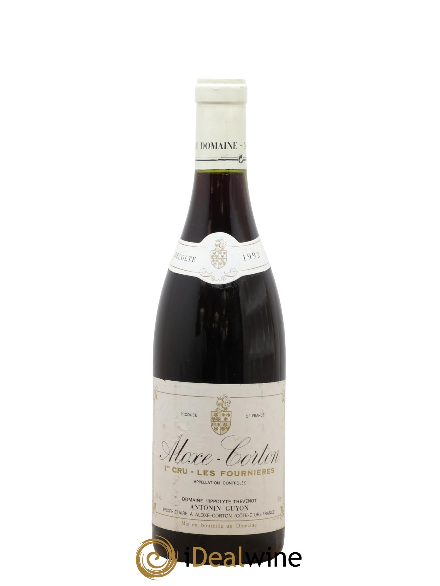 Aloxe-Corton 1er Cru Les Fournières Antonin Guyon 1992 - Posten von 1 Flasche - 0
