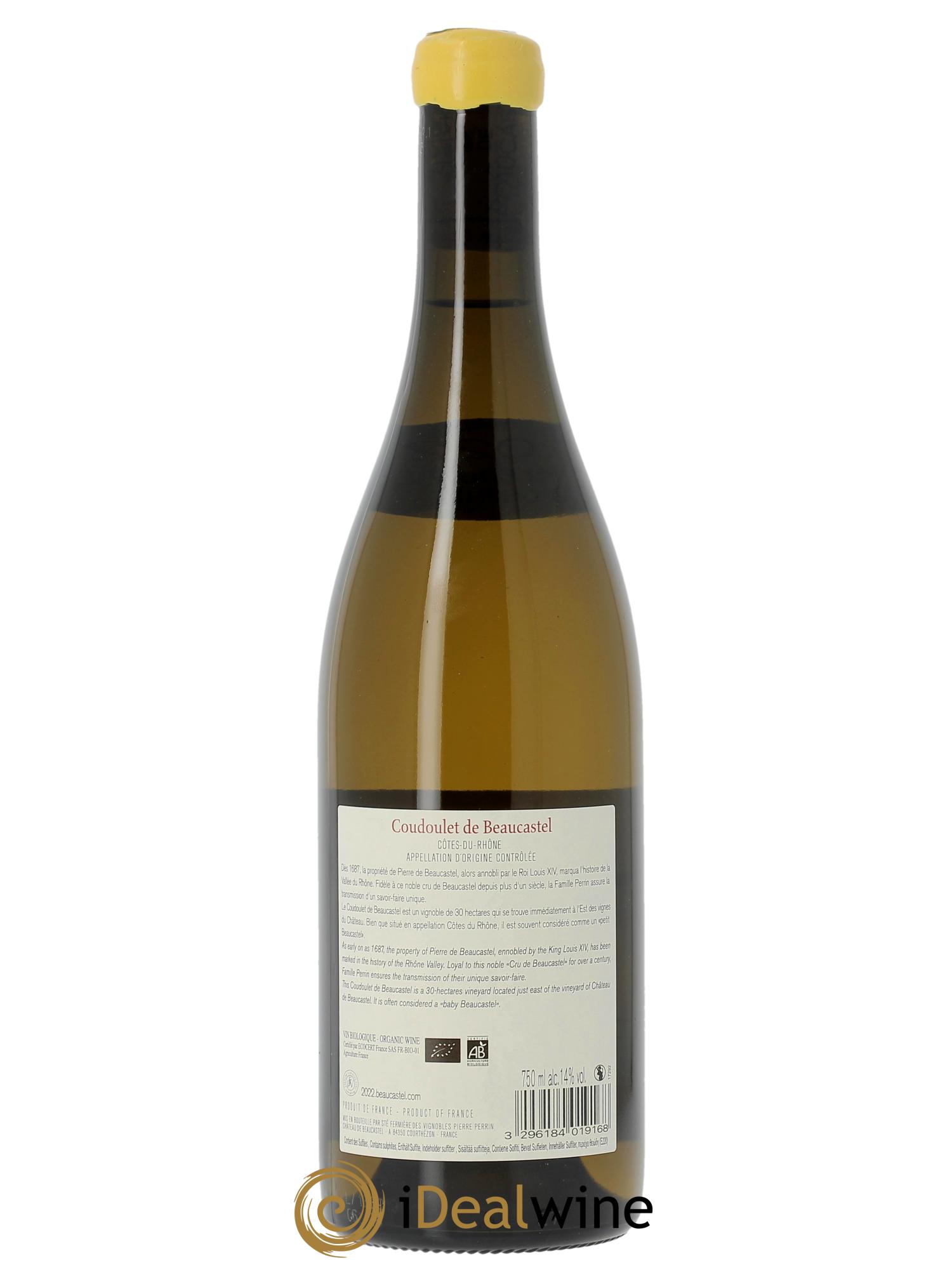 Côtes-du-Rhône Coudoulet de Beaucastel Famille Perrin 2022 - Lotto di 1 bottiglia - 1