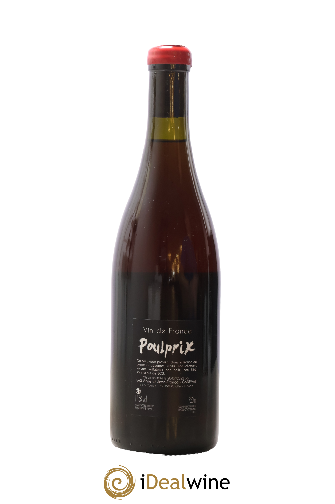 Vin de France Poulprix Anne et Jean François Ganevat 2021 - Lot of 1 bottle - 1