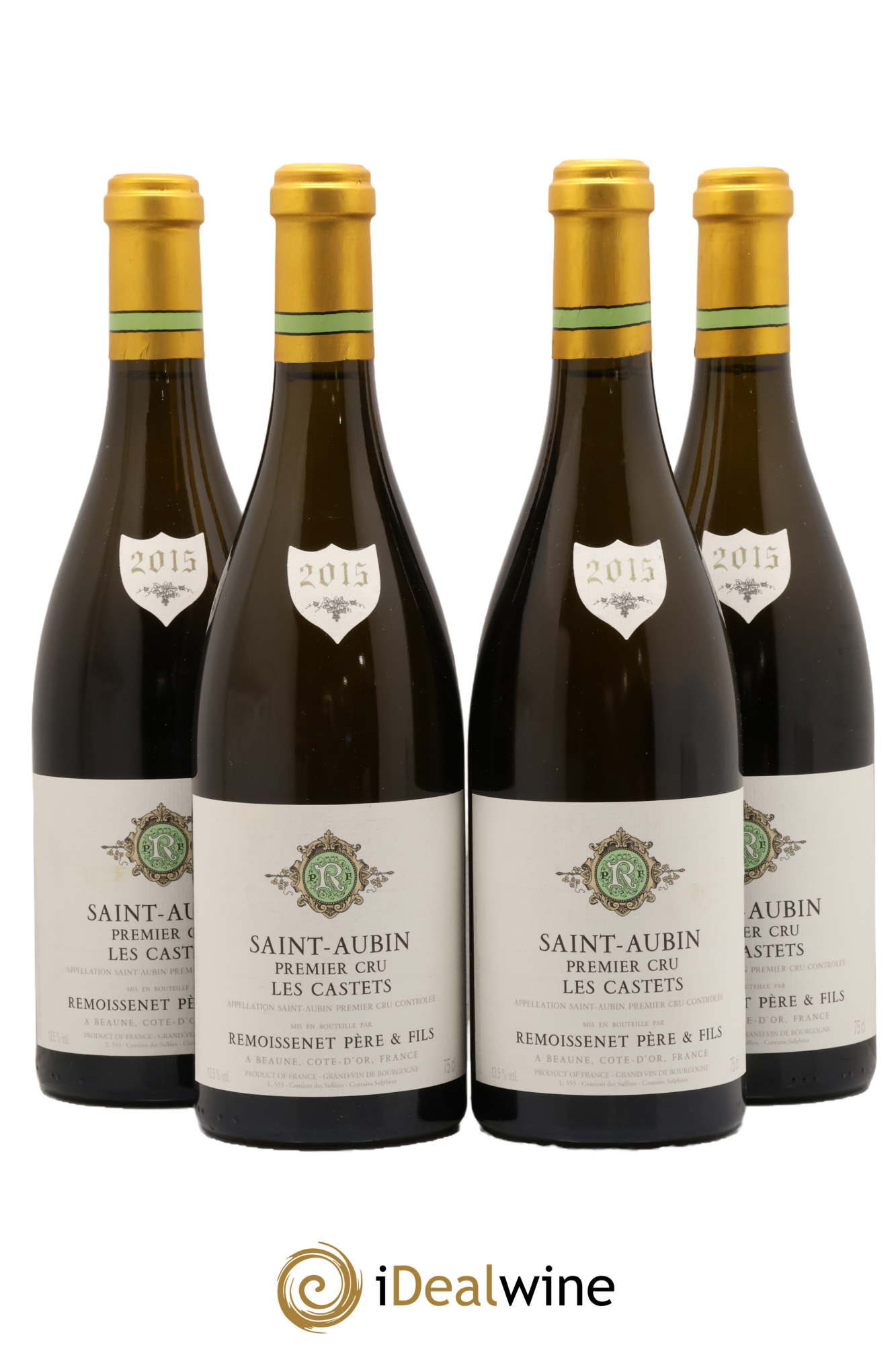 Saint-Aubin 1er Cru Les Castets Remoissenet Père et Fils 2015 - Lot de 4 bouteilles - 0
