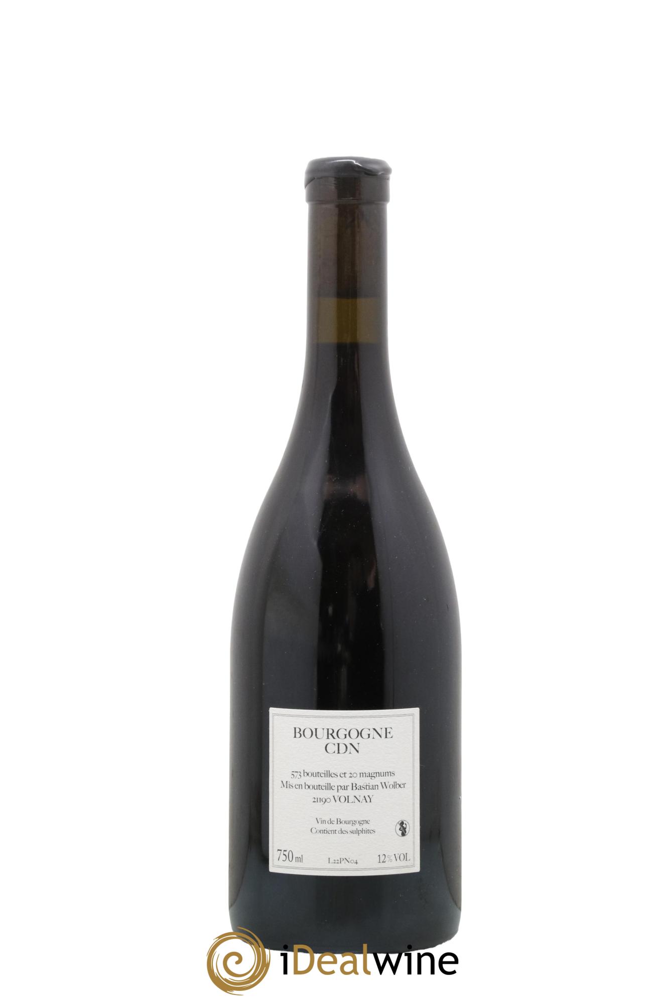 Bourgogne CDN Laisse Tomber Bastian Wolber 2022 - Lot de 1 bouteille - 1
