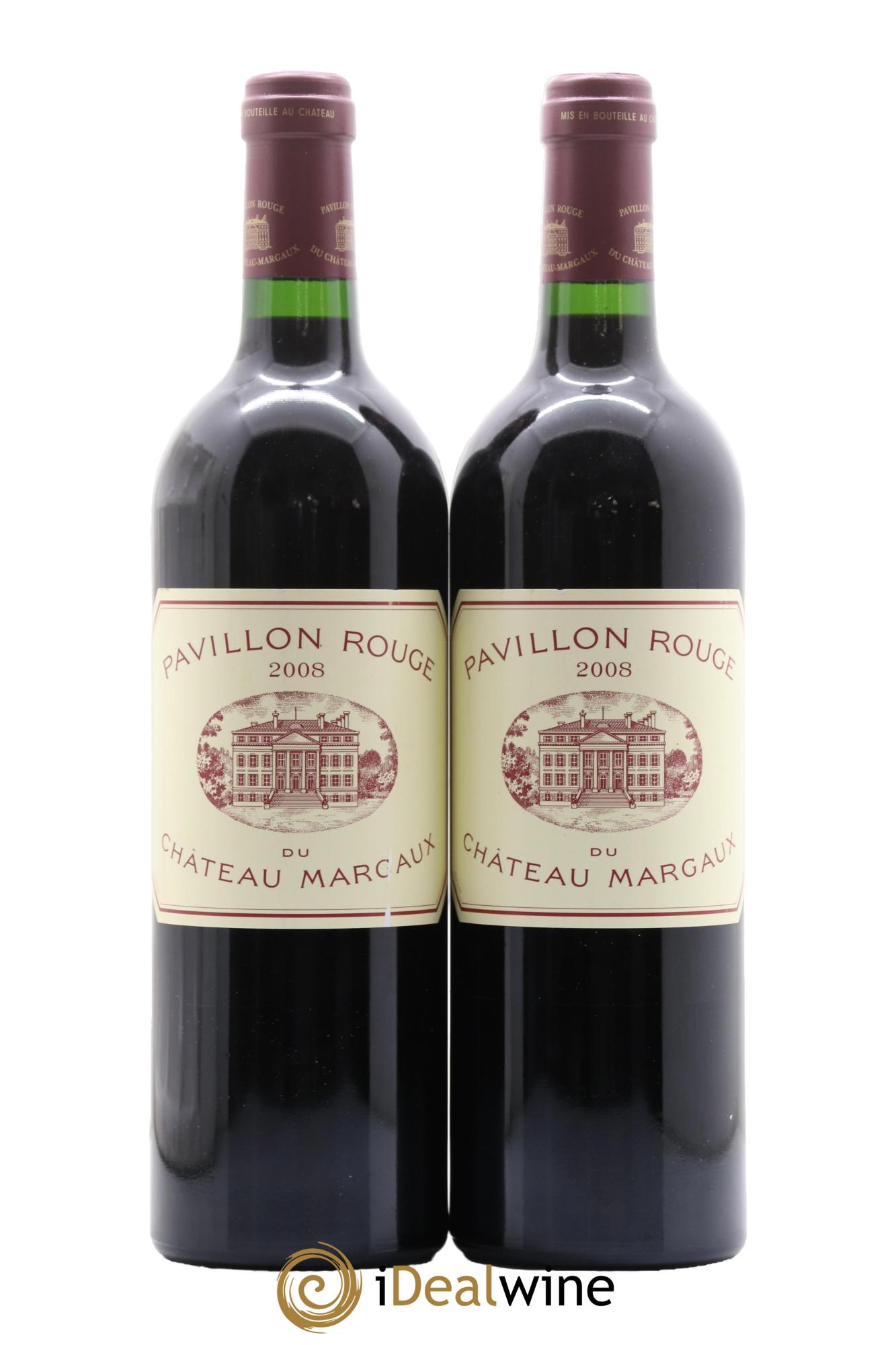 Pavillon Rouge du Château Margaux Second Vin 2008 - Lot de 2 bouteilles - 0