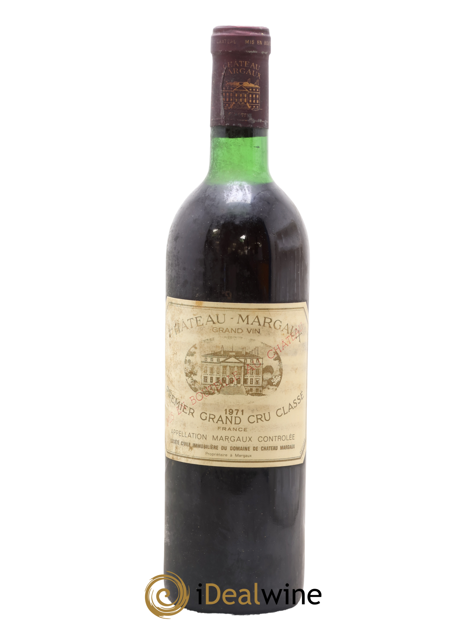Château Margaux 1er Grand Cru Classé 1971 - Lot de 1 bouteille - 0